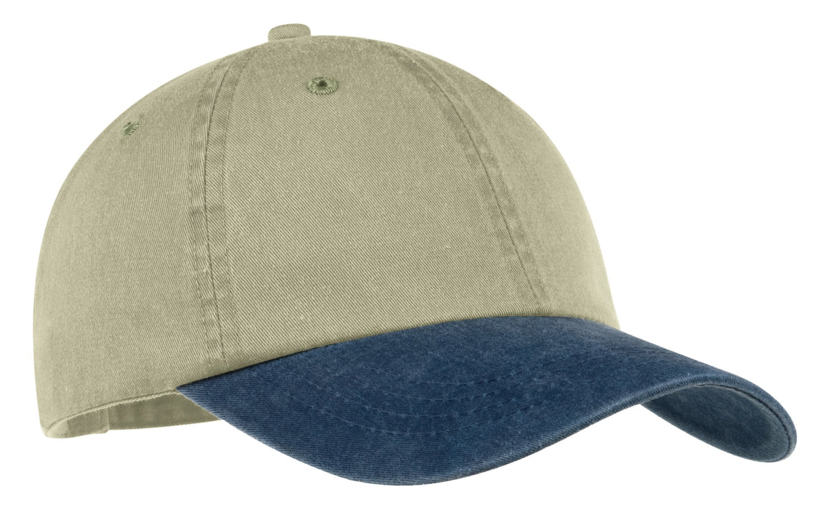 Port & Company - Adult Two-Tone Pigment-Dyed Cap Unisex Accessories Hats & Caps