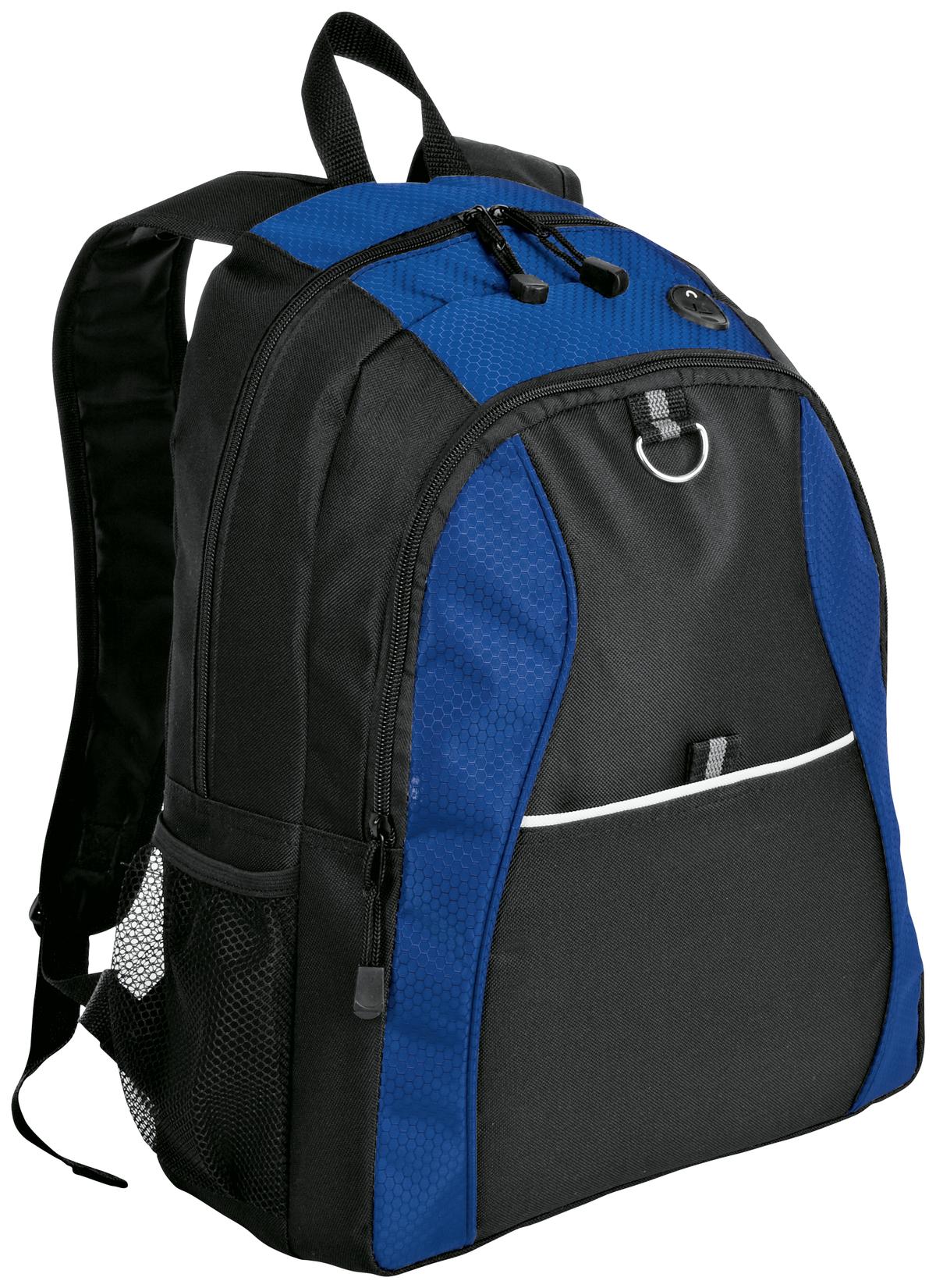 Port Authority Contrast Honeycomb Backpack. BG1020 Unisex Accessories Bags & Backpacks