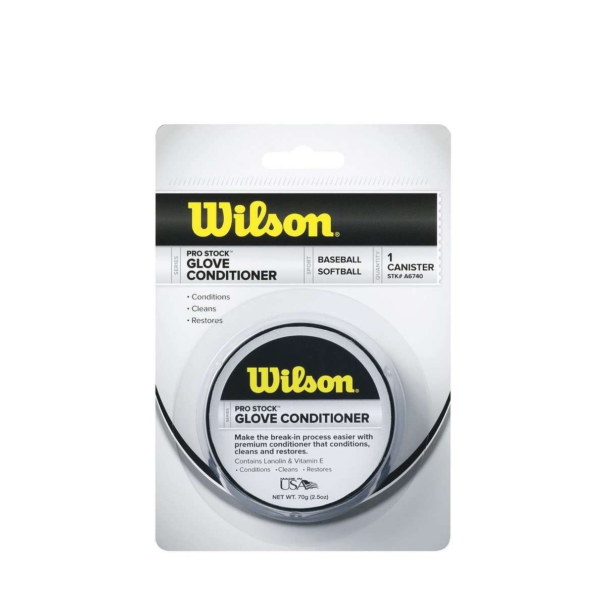 Wilson Pro Stock Glove Conditioner Baseball Accessories All