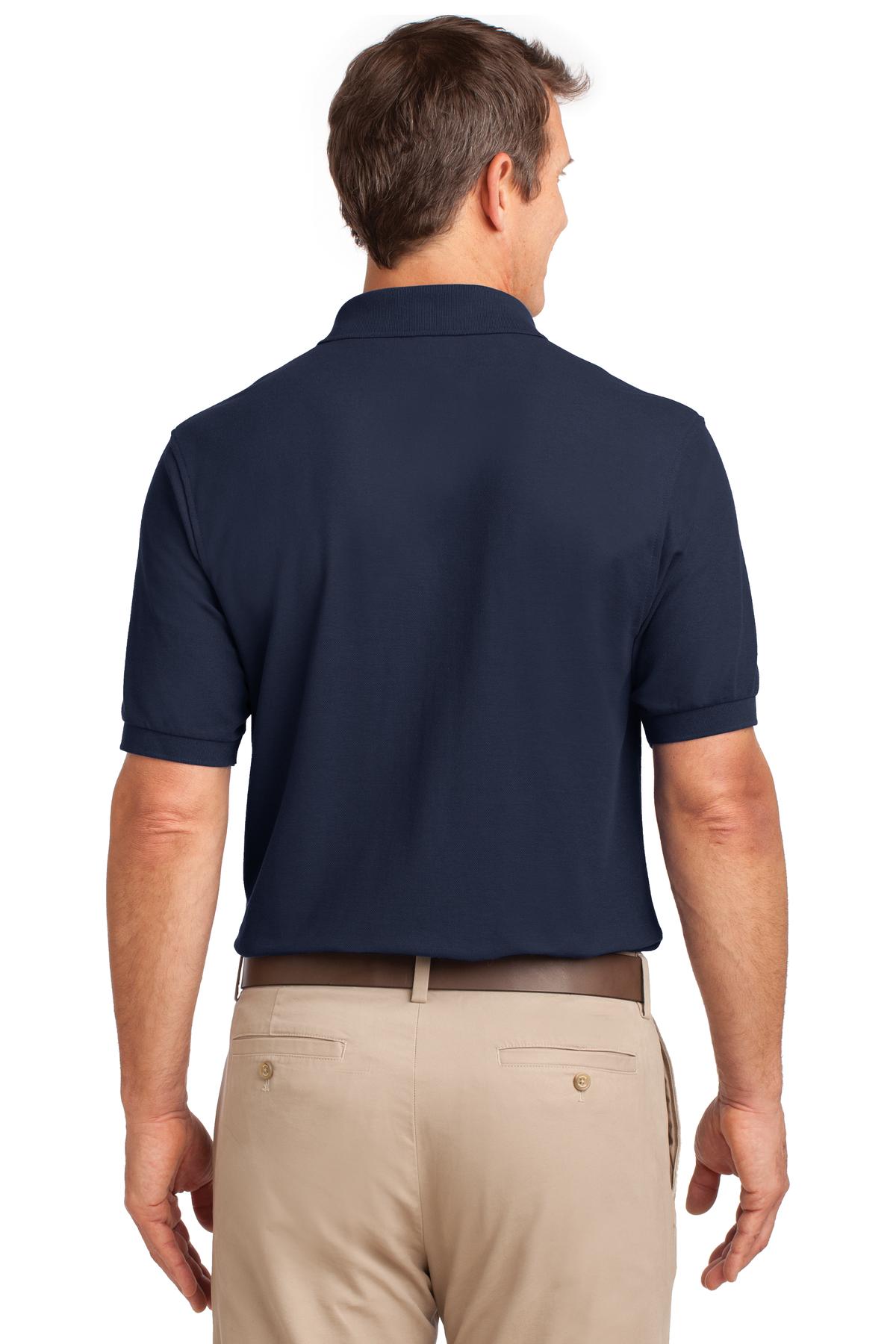 Port Authority Men's Silk Touch Polo with Pocket. K500P Mens Apparel Shirts & Tops