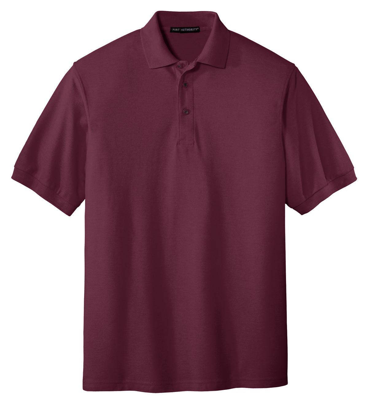 Port Authority Men's Tall Silk Touch Polo. TLK500 Mens Apparel Shirts & Tops