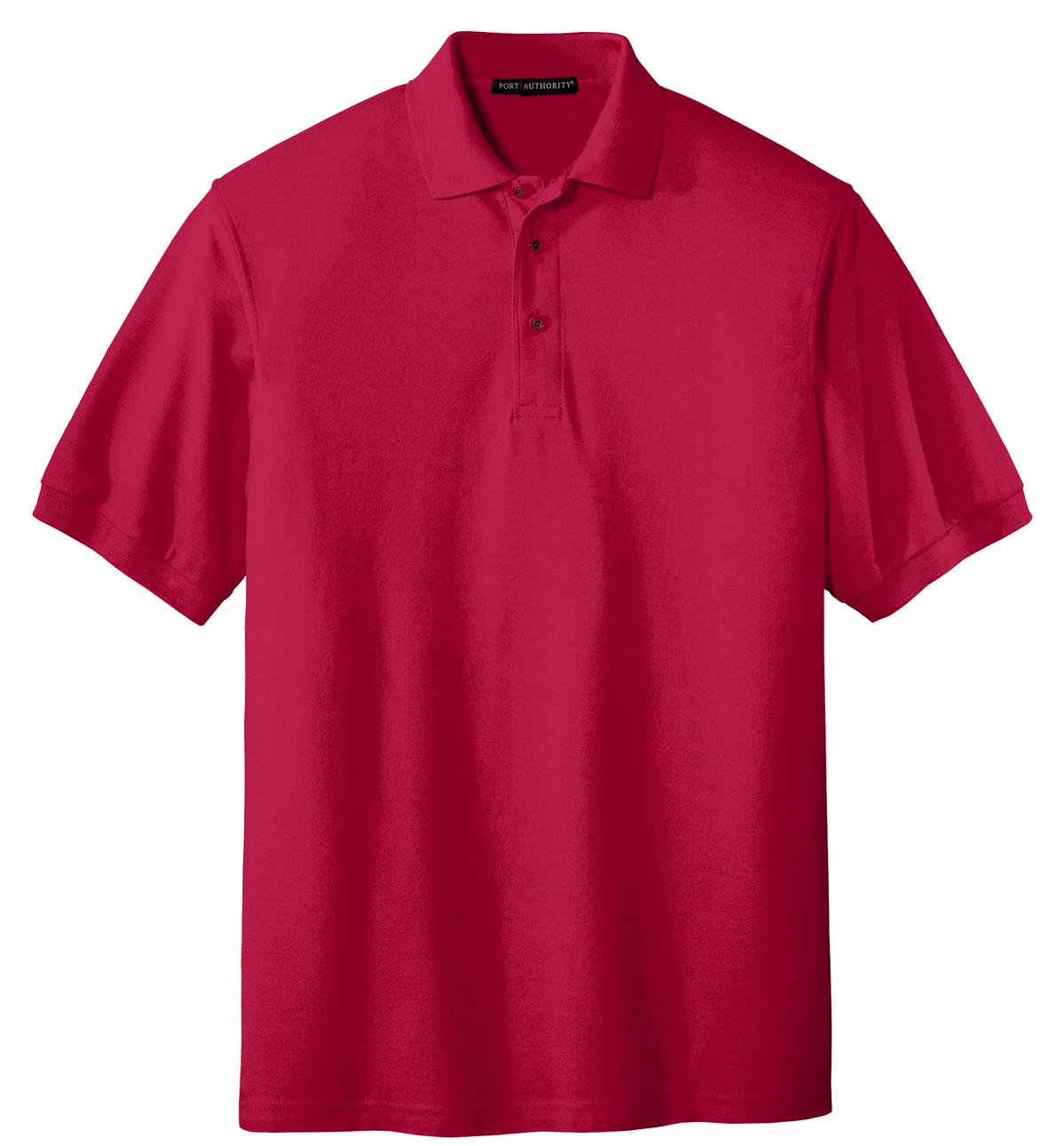 Port Authority Men's Tall Silk Touch Polo. TLK500 Mens Apparel Shirts & Tops