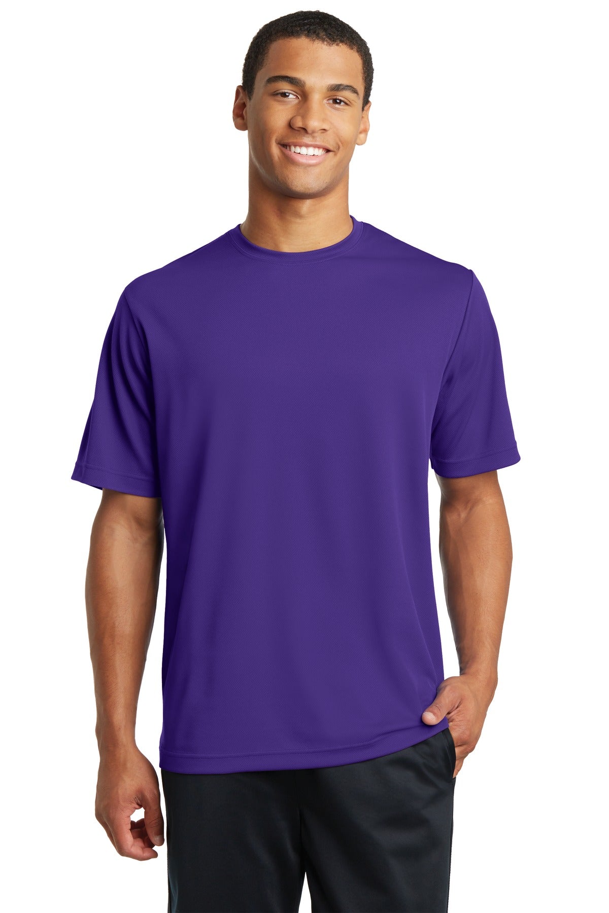 Sport-Tek Men's PosiCharge RacerMesh Tee. ST340 2 of 2 Mens Apparel Shirts & Tops