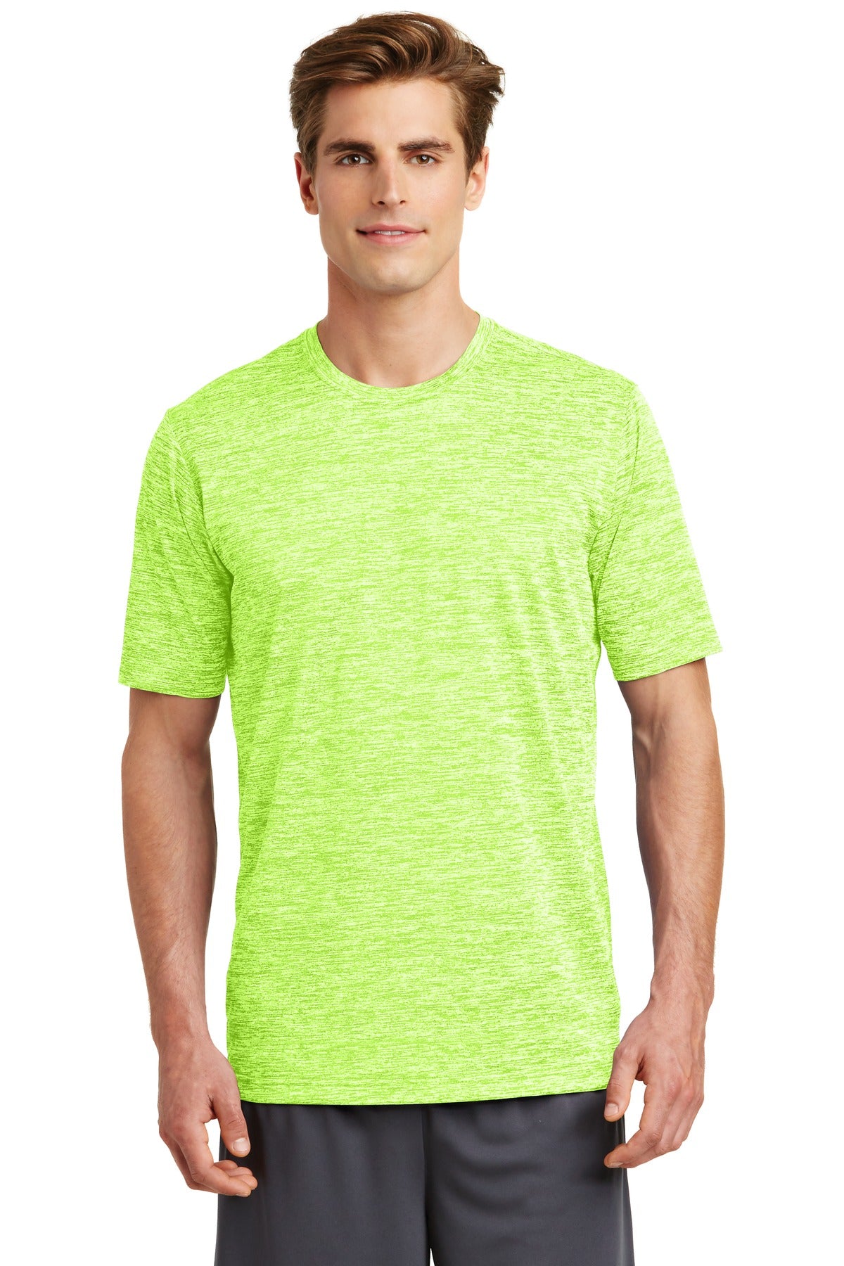 Sport-Tek Men's PosiCharge Electric Heather Tee. ST390 1of2 Mens Apparel Shirts & Tops