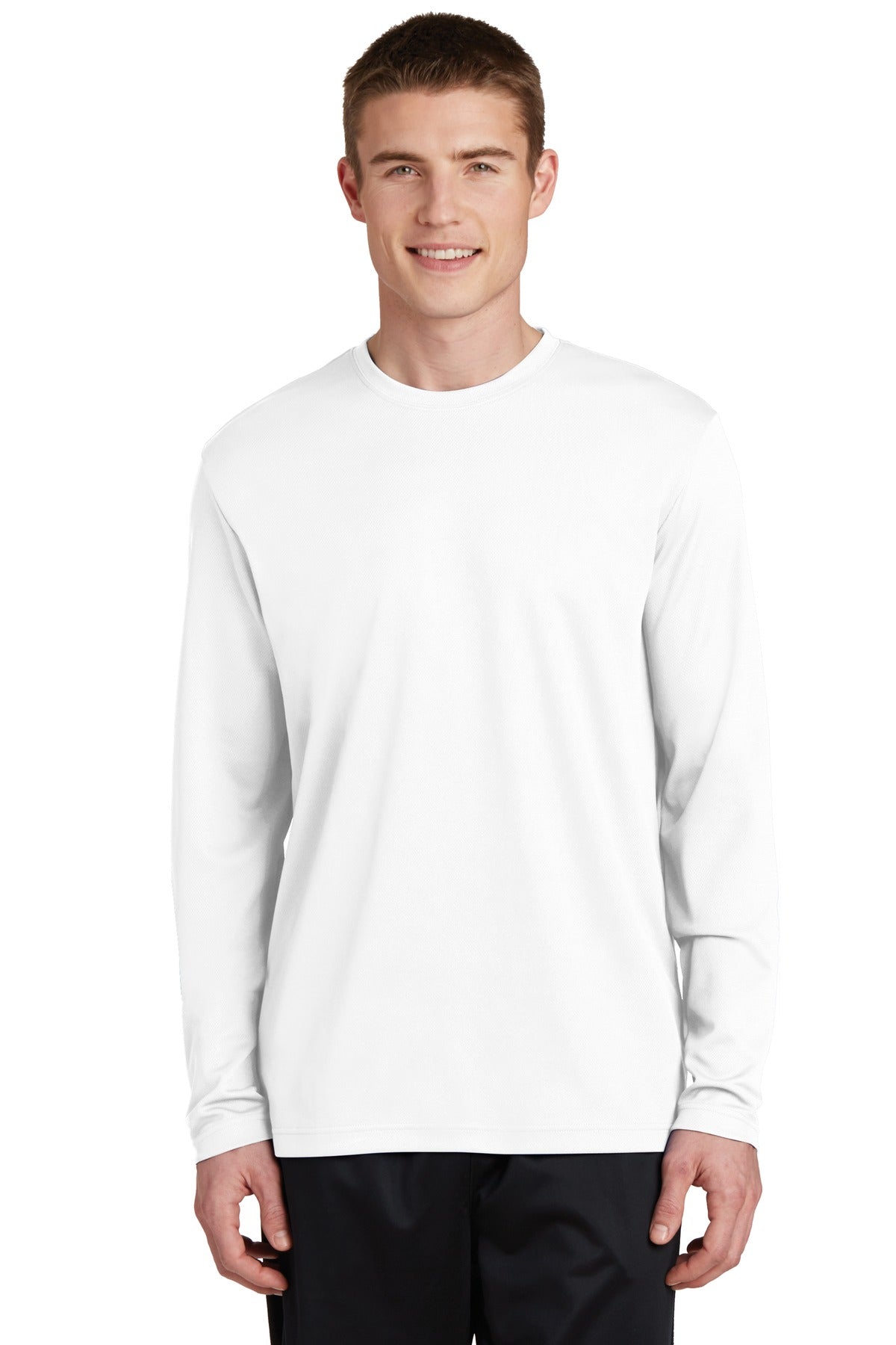Sport-Tek Men's PosiCharge RacerMesh Long Sleeve Tee. ST340LS Mens Apparel Shirts & Tops
