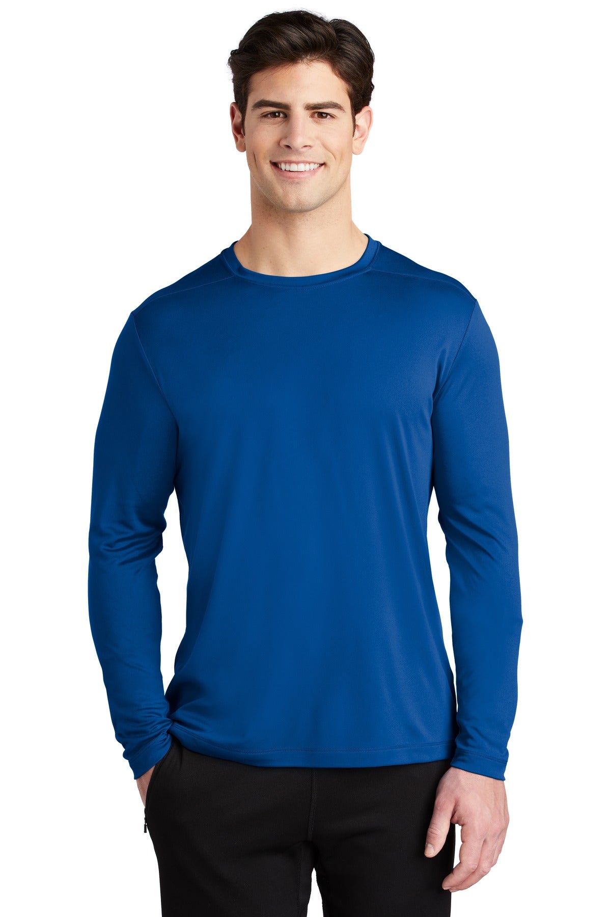 Sport-Tek Men's Posi-UV Pro Long Sleeve Tee. ST420LS Mens Apparel Shirts & Tops