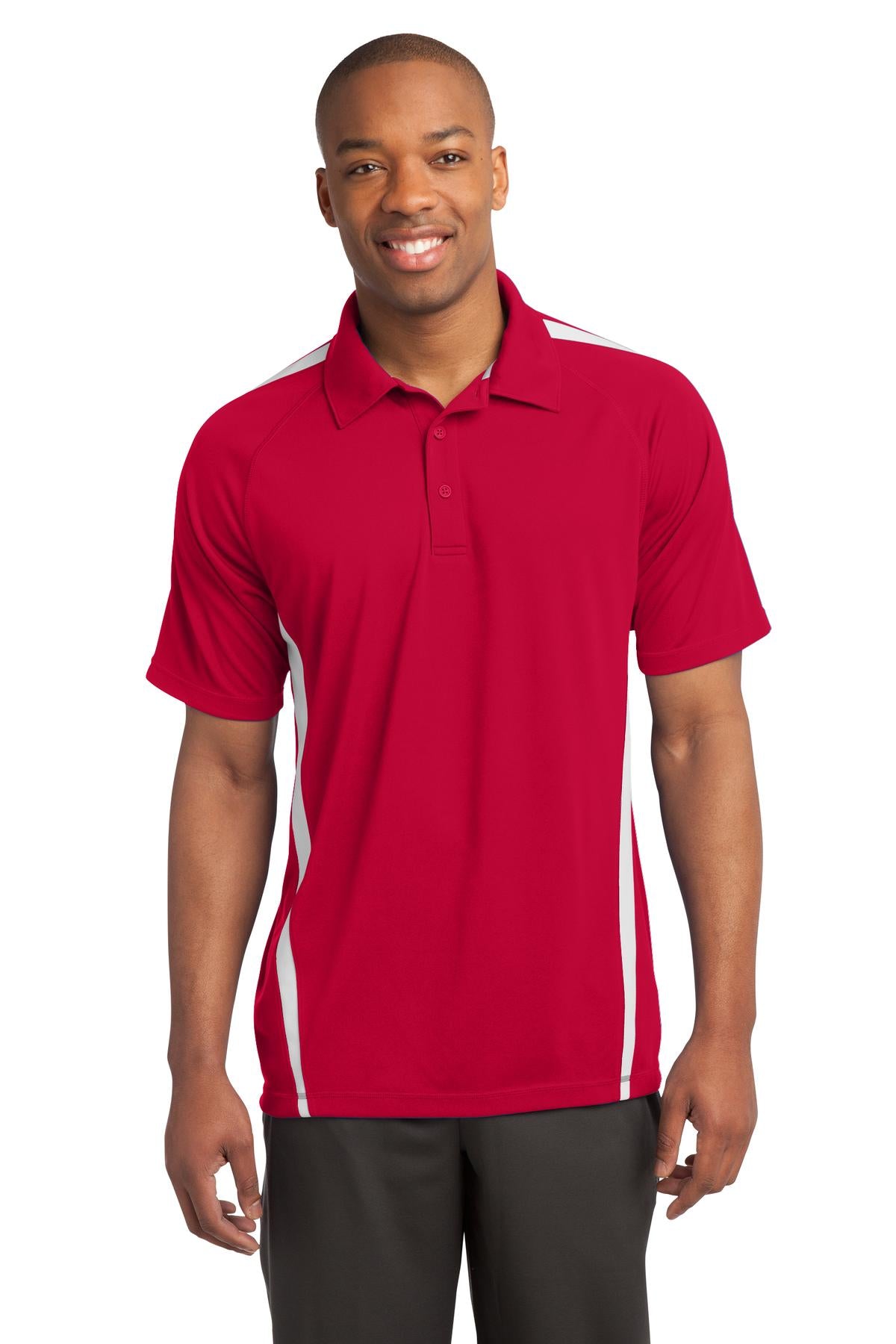 Sport-Tek Men's PosiCharge Micro-Mesh Colorblock Polo Mens Apparel Shirts & Tops