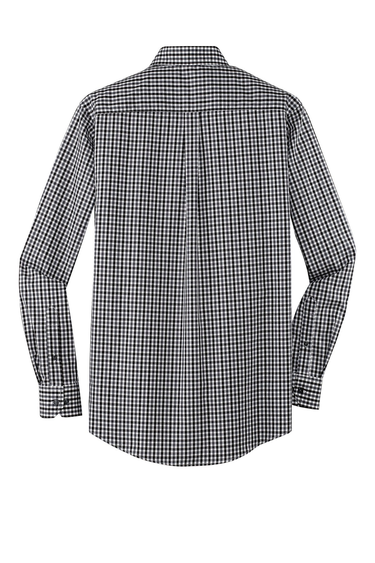 Port Authority Men's Long Sleeve Gingham Easy Care Shirt. S654 Mens Apparel Shirts & Tops