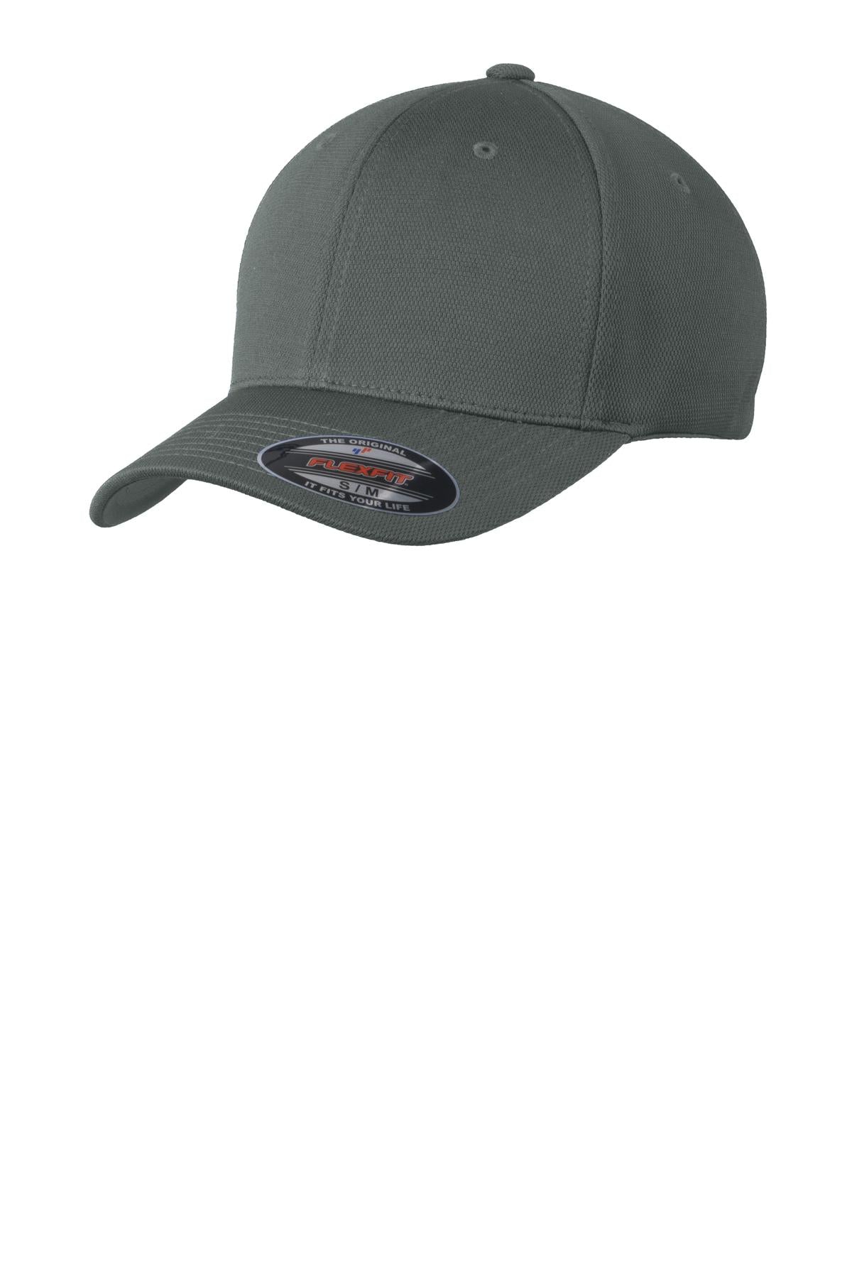 Sport-Tek Flexfit Cool & Dry Poly Block Mesh Cap Unisex Accessories Hats & Caps
