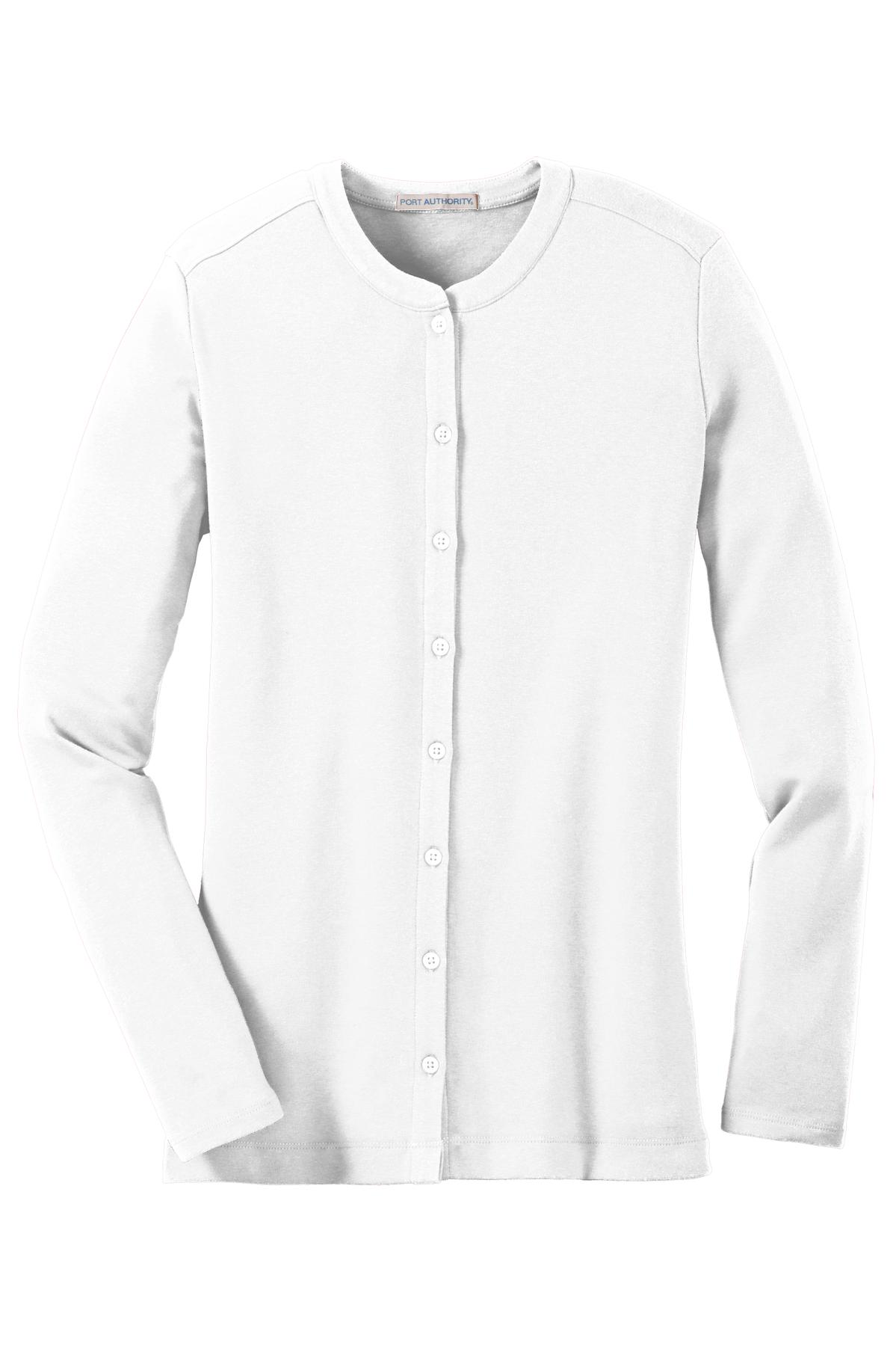 Port Authority Women's Concept Stretch Button-Front Cardigan. LM1008 Womens Apparel Sweatshirts & Fleece