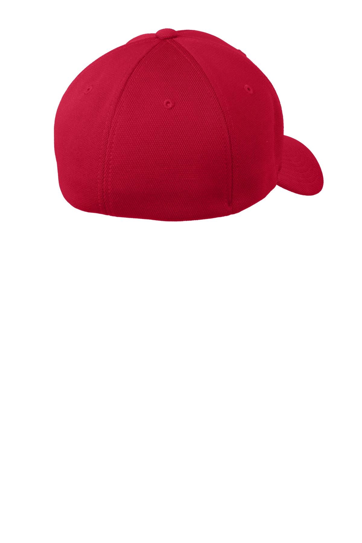 Sport-Tek Flexfit Cool & Dry Poly Block Mesh Cap Unisex Accessories Hats & Caps