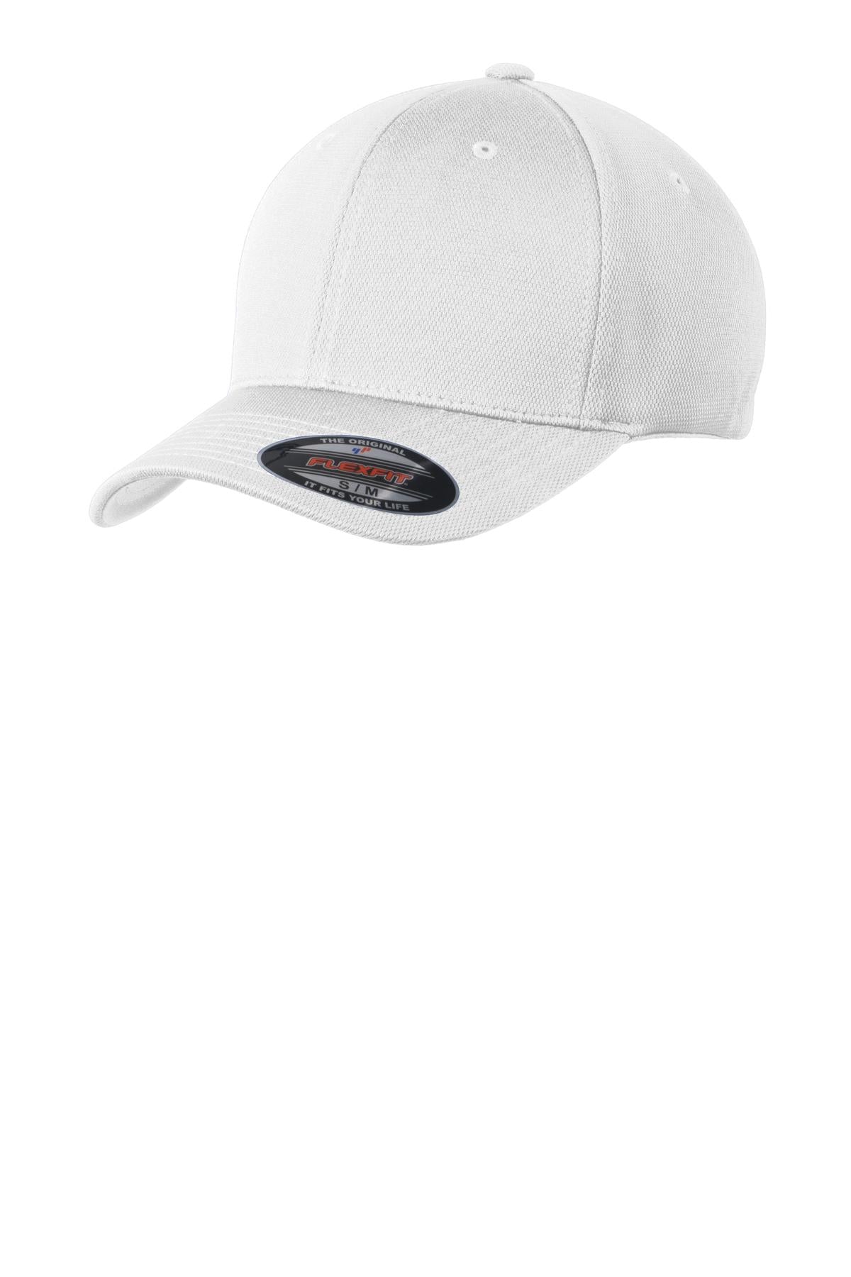 Sport-Tek Flexfit Cool & Dry Poly Block Mesh Cap Unisex Accessories Hats & Caps