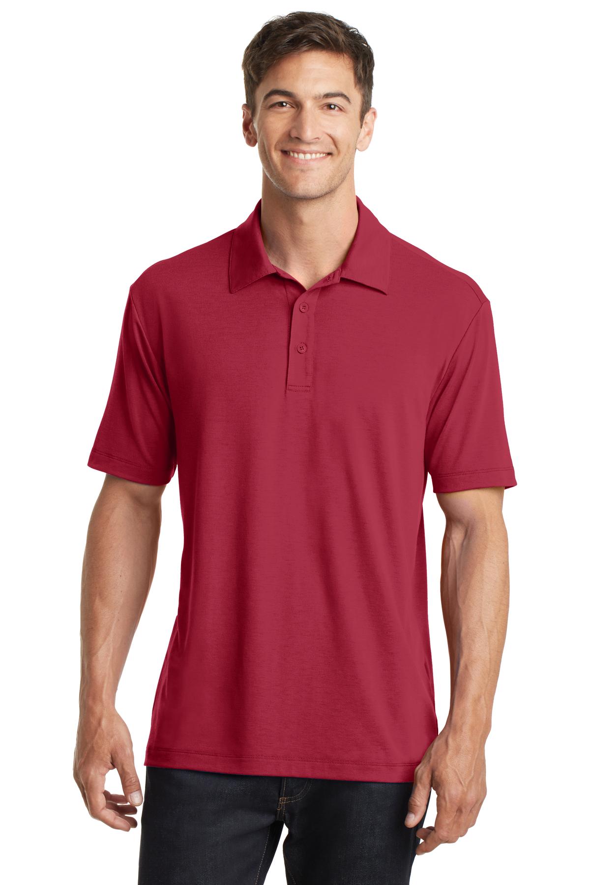 Port Authority Men's Cotton Touch Performance Polo. K568 Mens Apparel Shirts & Tops