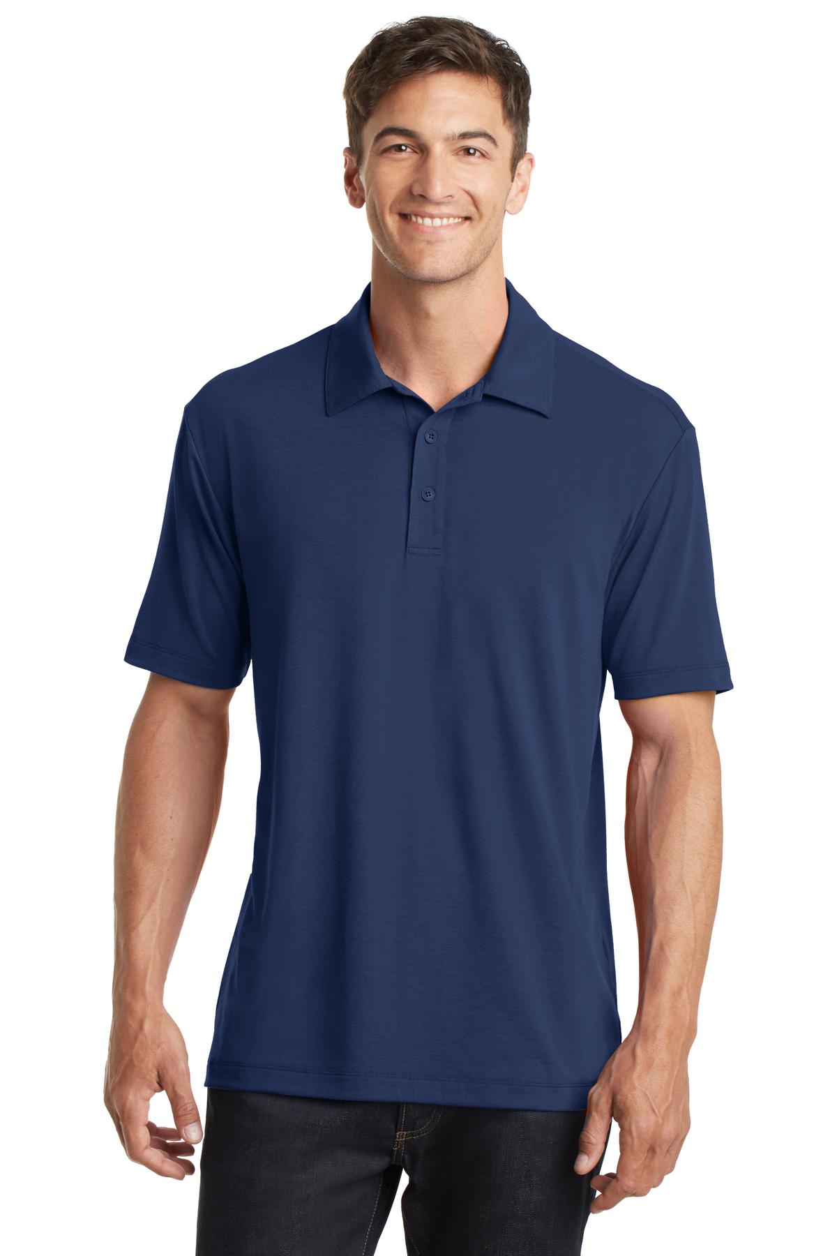 Port Authority Men's Cotton Touch Performance Polo. K568 Mens Apparel Shirts & Tops