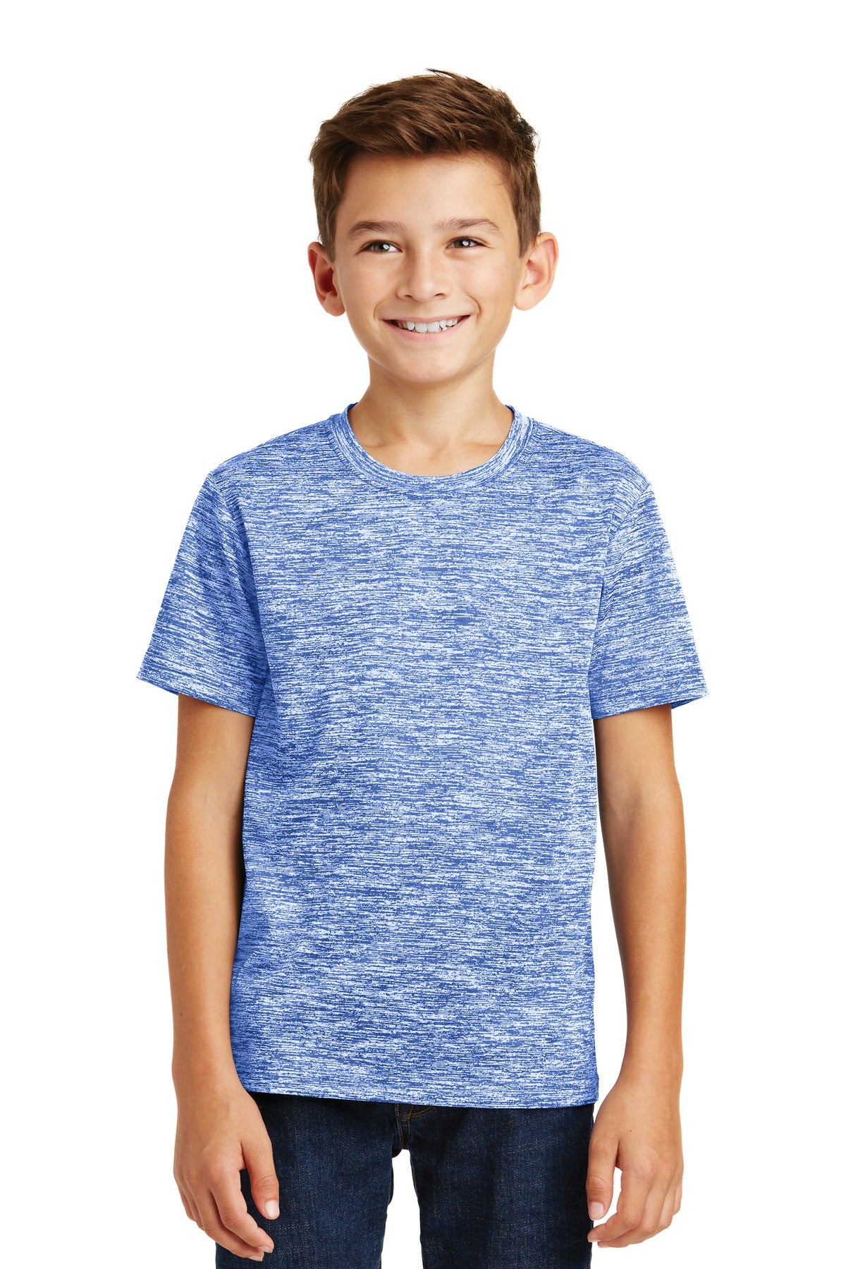 Sport-Tek Youth PosiCharge Electric Heather Tee YST390 Youth Apparel Shirts & Tops
