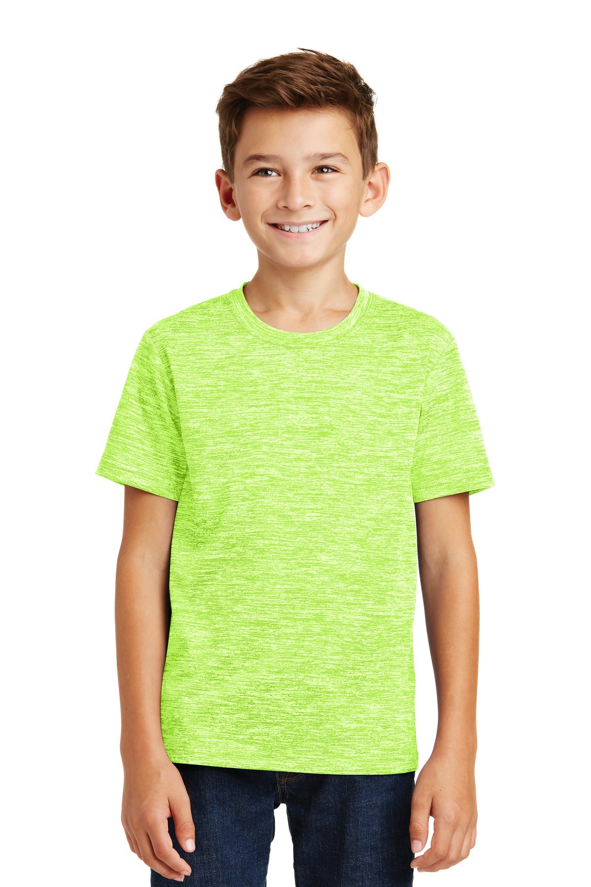 Sport-Tek Youth PosiCharge Electric Heather Tee YST390 Youth Apparel Shirts & Tops