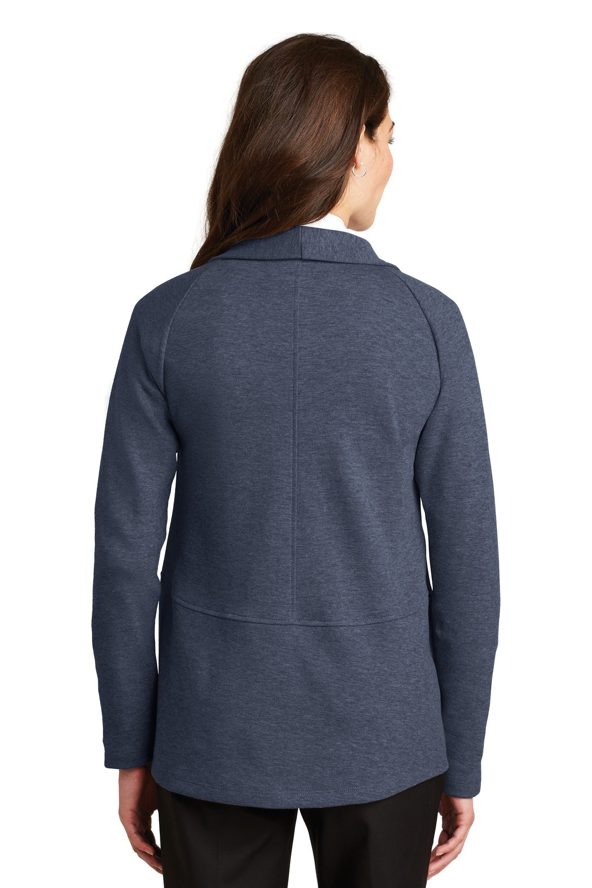 Port Authority Women's Interlock Cardigan. L807 Womens Apparel Sweatshirts & Fleece