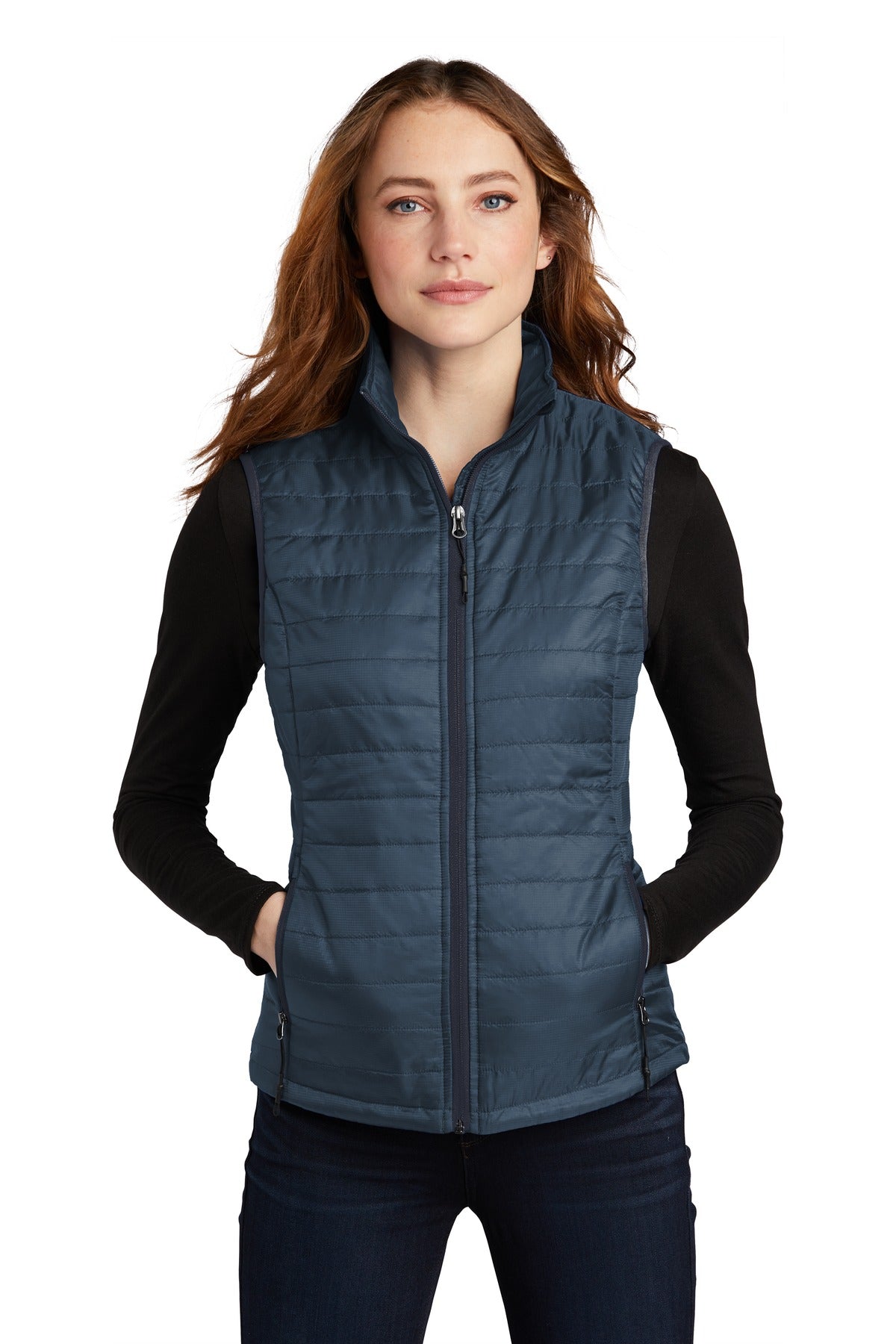 Port Authority Women's Packable Puffy Vest L851 Womens Apparel Jackets & Vests