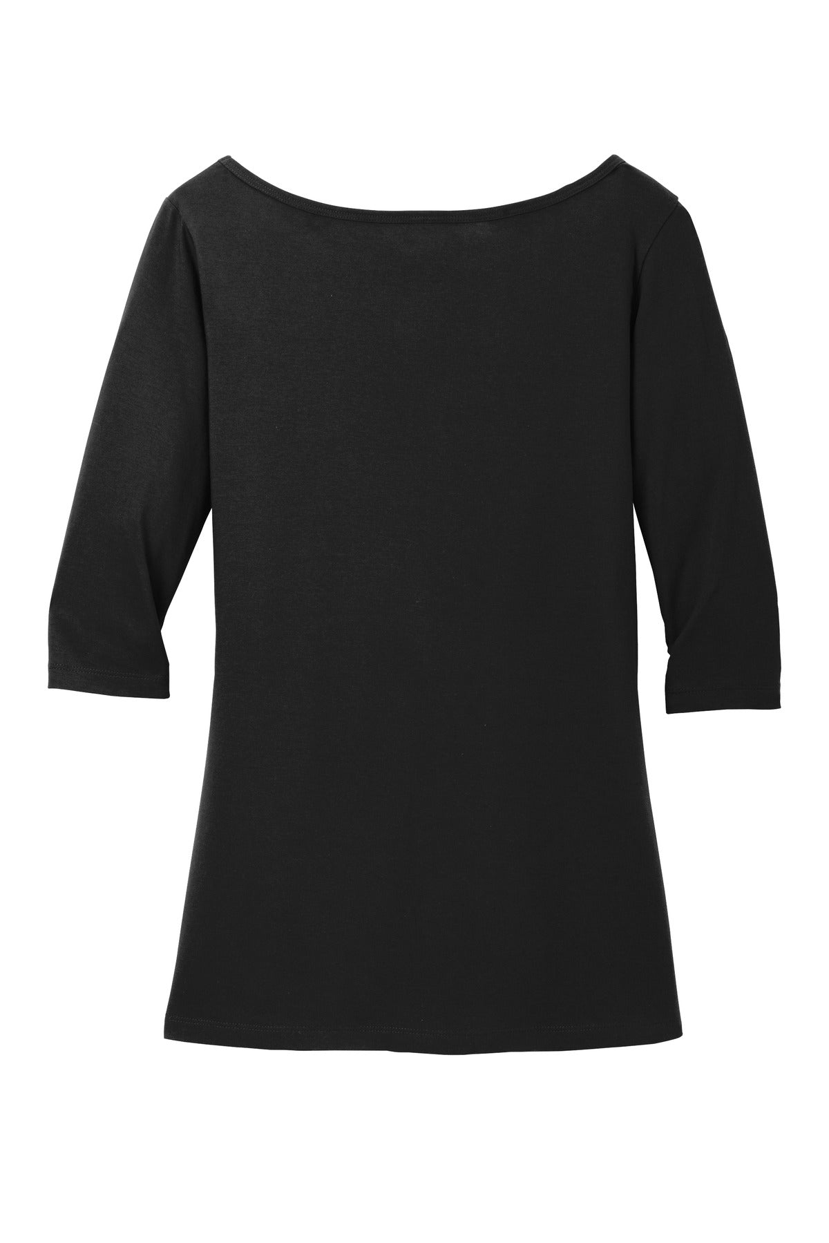 District Women's Perfect Weight 3/4-Sleeve Tee. DM107L Womens Apparel Shirts & Tops