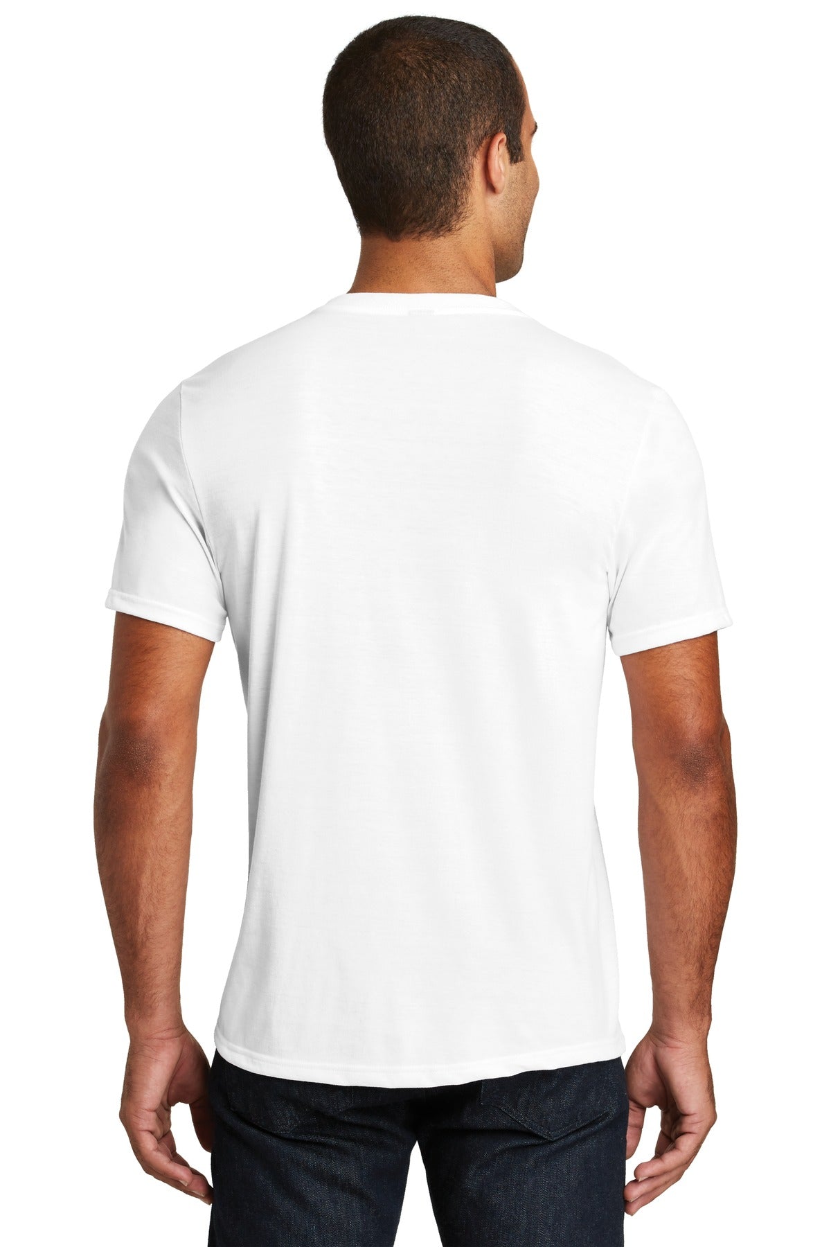 District Men's Perfect Tri V-Neck Tee. DT1350 Mens Apparel Shirts & Tops