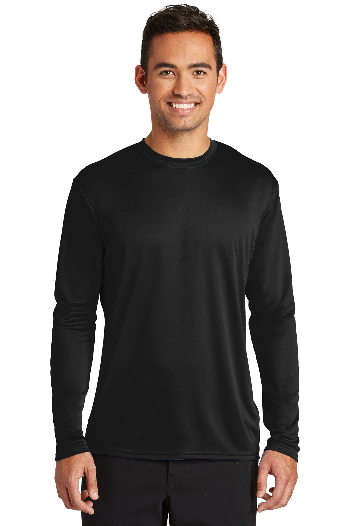 Port & Company Men's Long Sleeve Performance Tee Mens Apparel Shirts & Tops