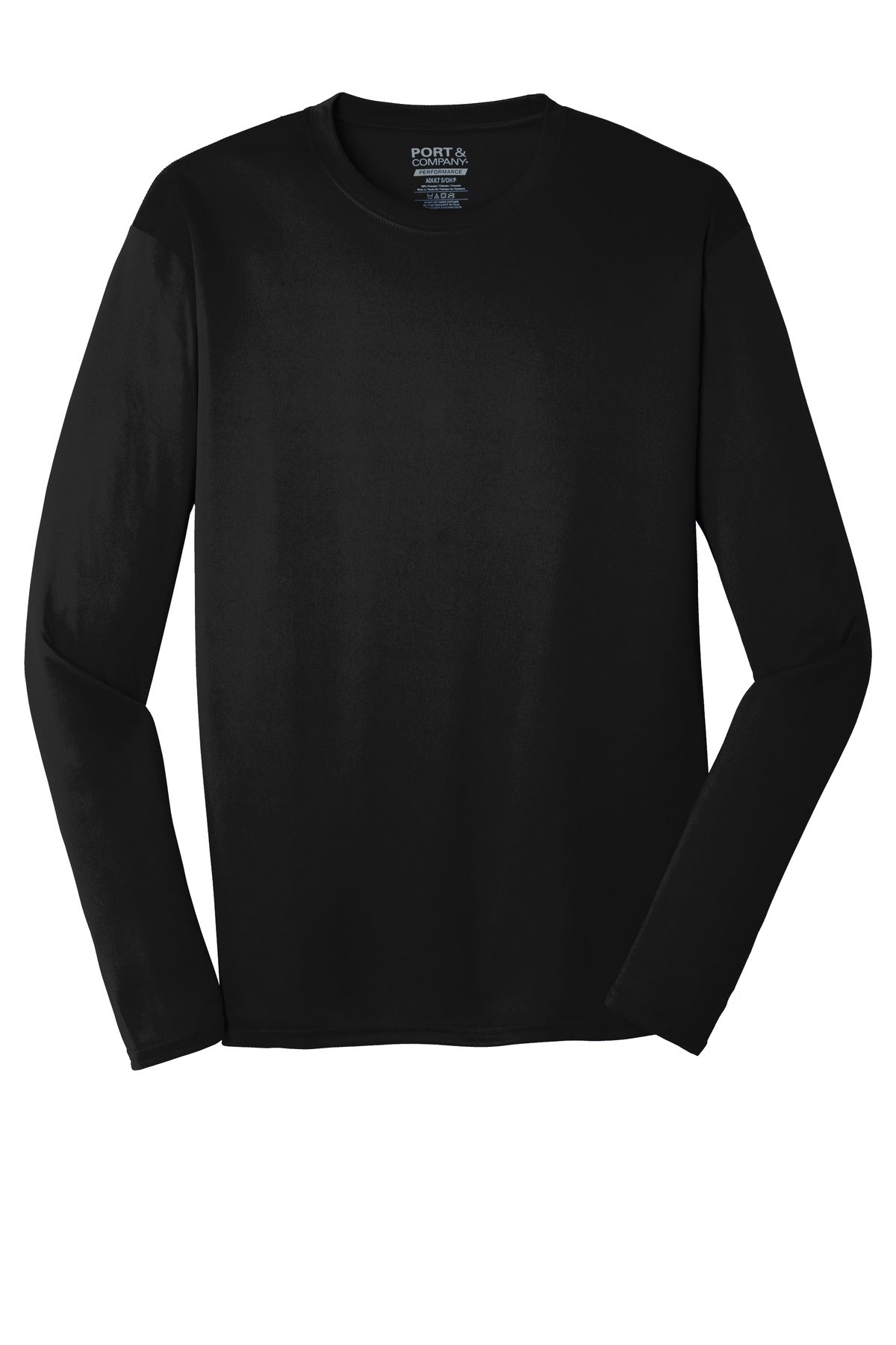 Port & Company Men's Long Sleeve Performance Tee Mens Apparel Shirts & Tops