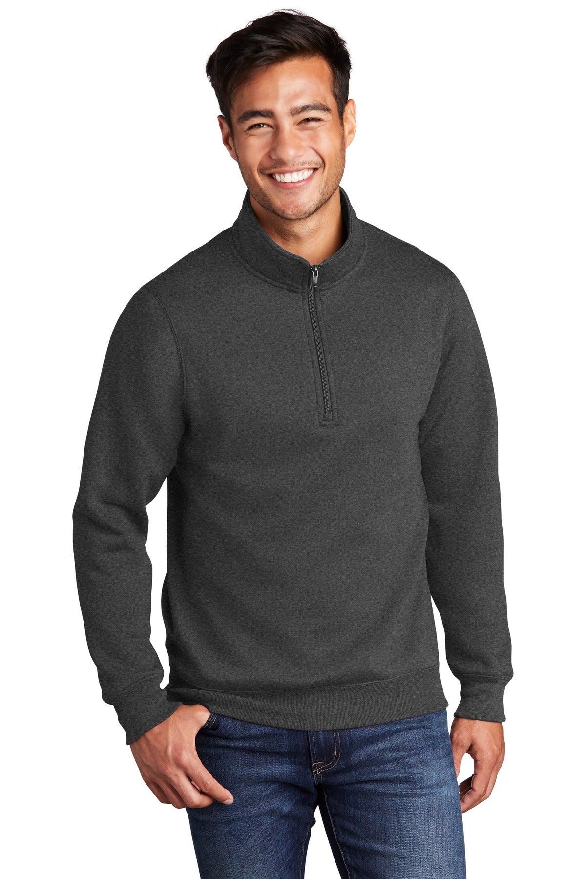 Port & Company - Men's Core Fleece 1/4-Zip Pullover Sweatshirt Mens Apparel Sweatshirts & Fleece