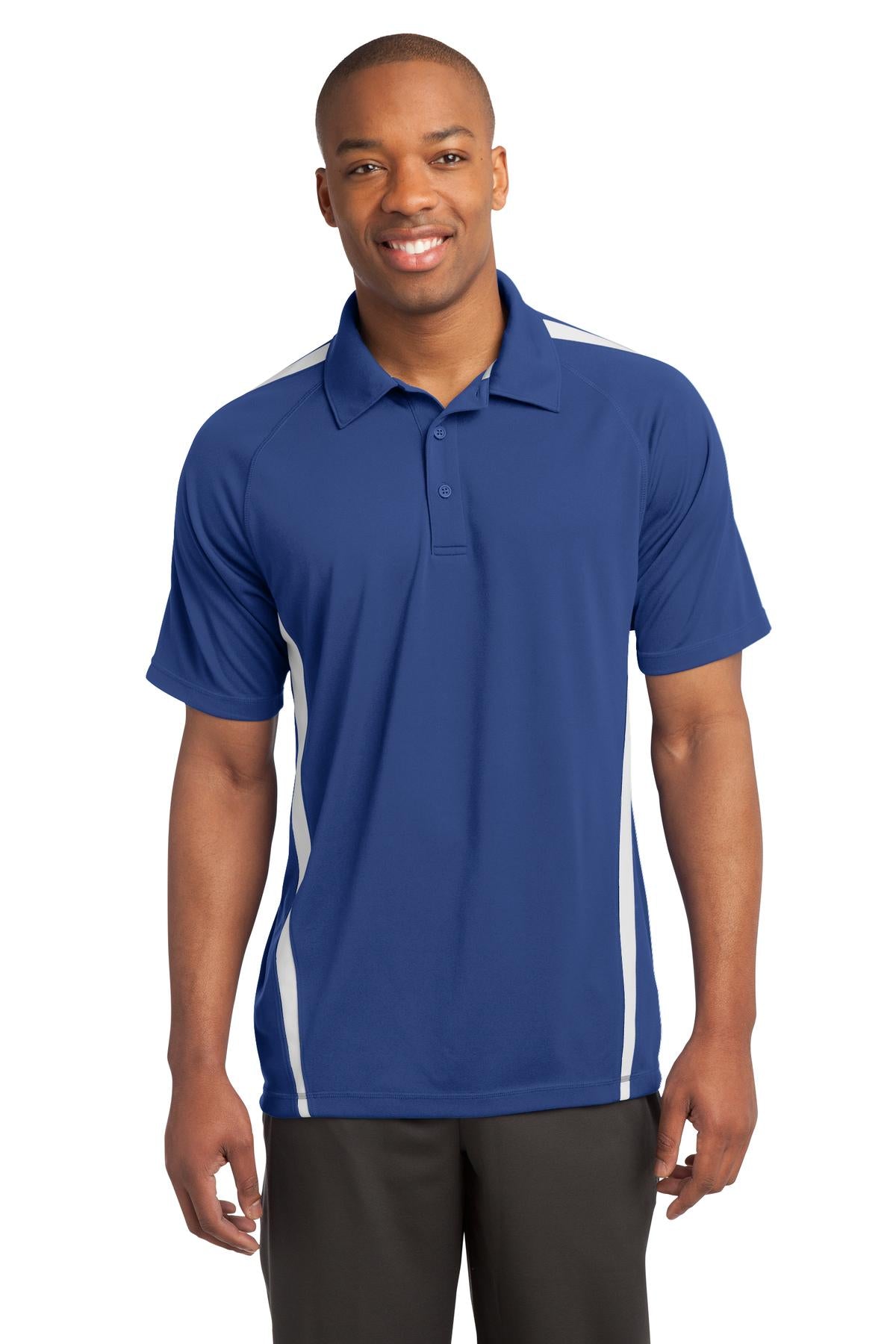 Sport-Tek Men's PosiCharge Micro-Mesh Colorblock Polo Mens Apparel Shirts & Tops