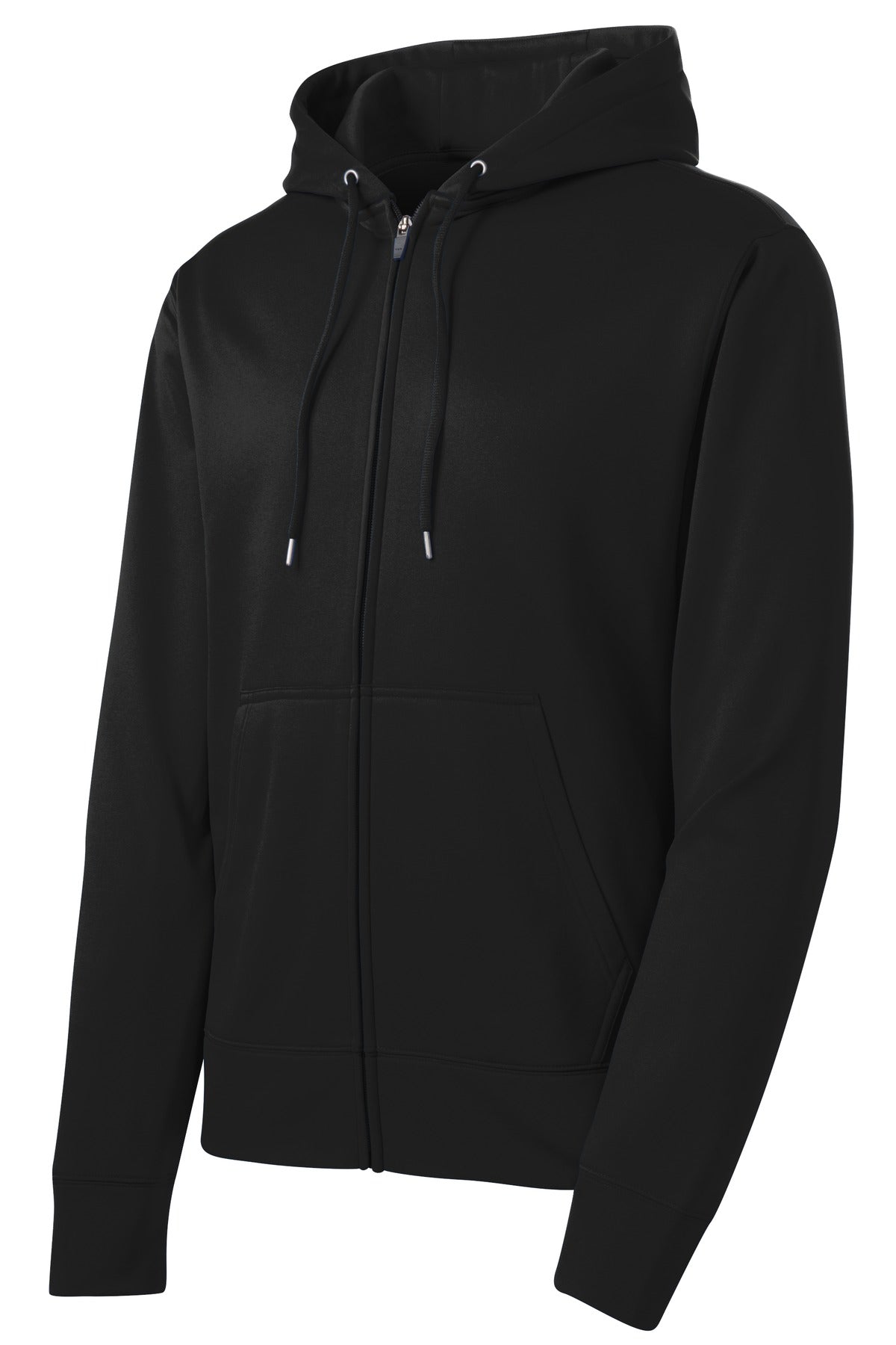 Sport-Tek Men's Sport-Wick Fleece Full-Zip Hooded Jacket Mens Apparel Sweatshirts & Fleece