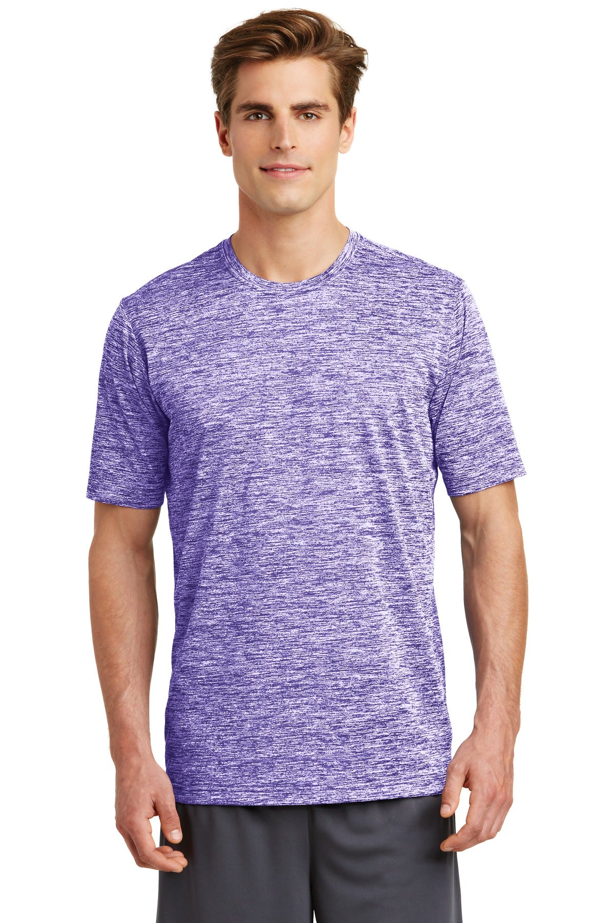 Sport-Tek Men's PosiCharge Electric Heather Tee. ST390 1of2 Mens Apparel Shirts & Tops