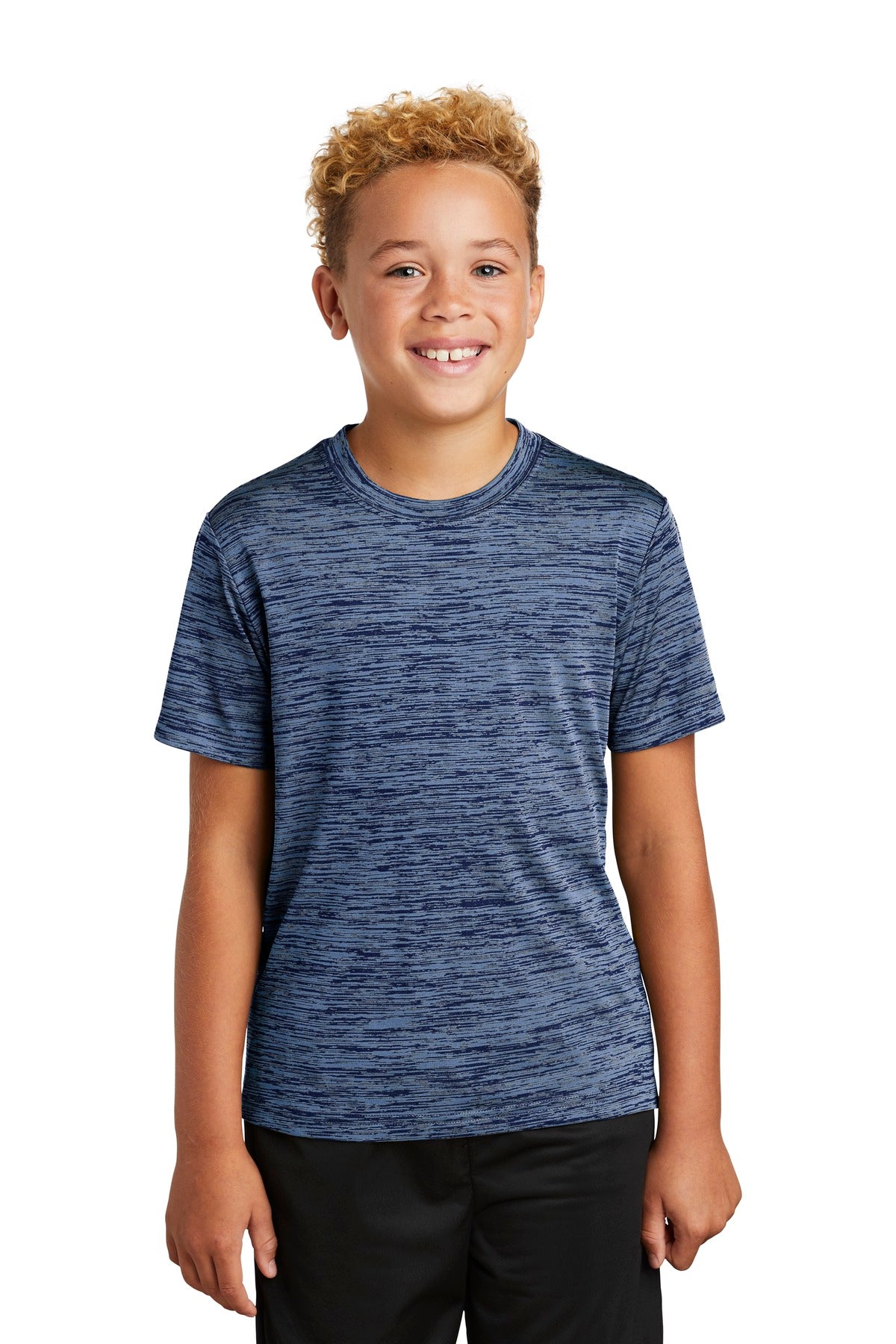 Sport-Tek Youth PosiCharge Electric Heather Tee YST390 Youth Apparel Shirts & Tops