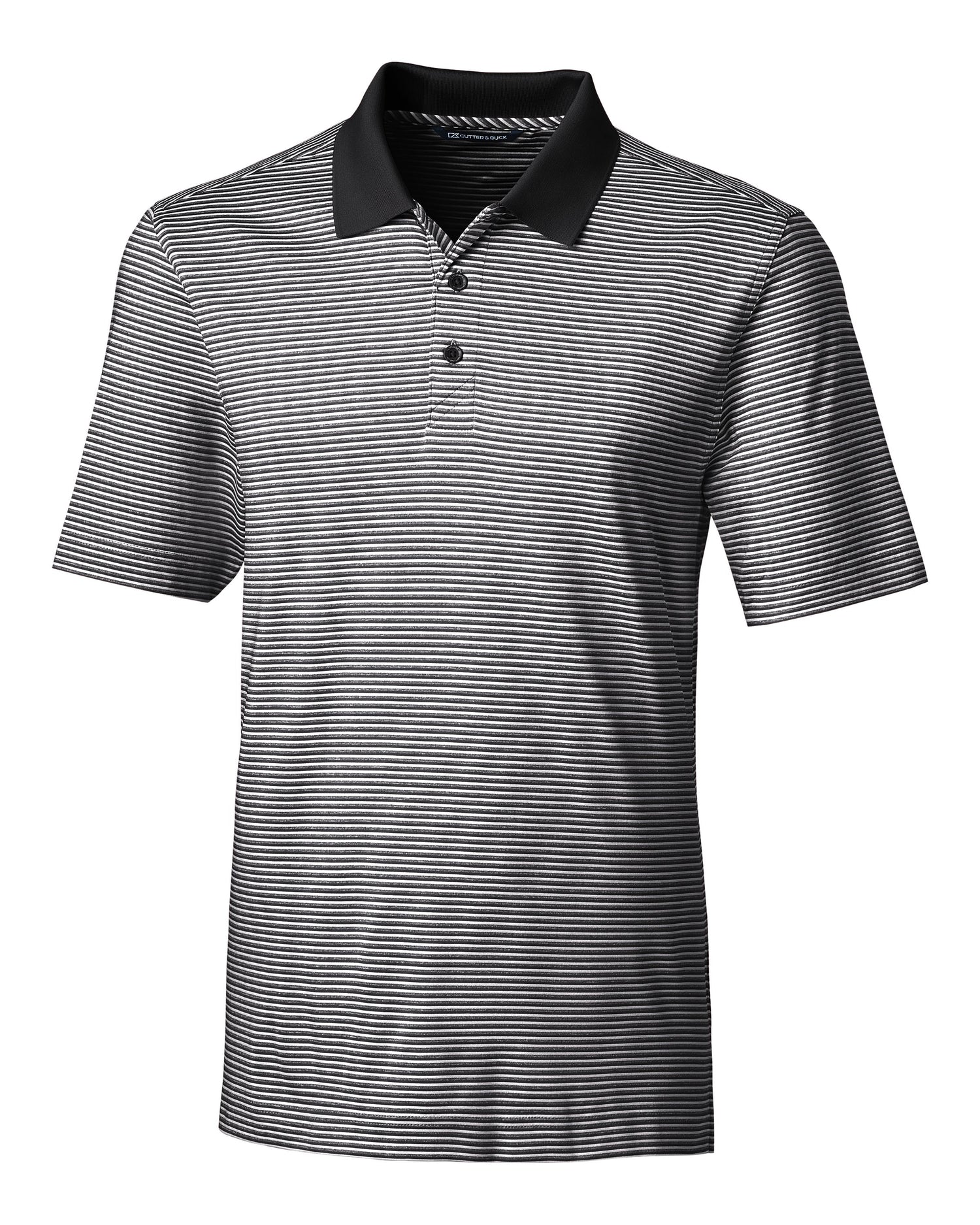 Cutter & Buck Forge Tonal Stripe Stretch Mens Big and Tall Polo Cutter & Buck