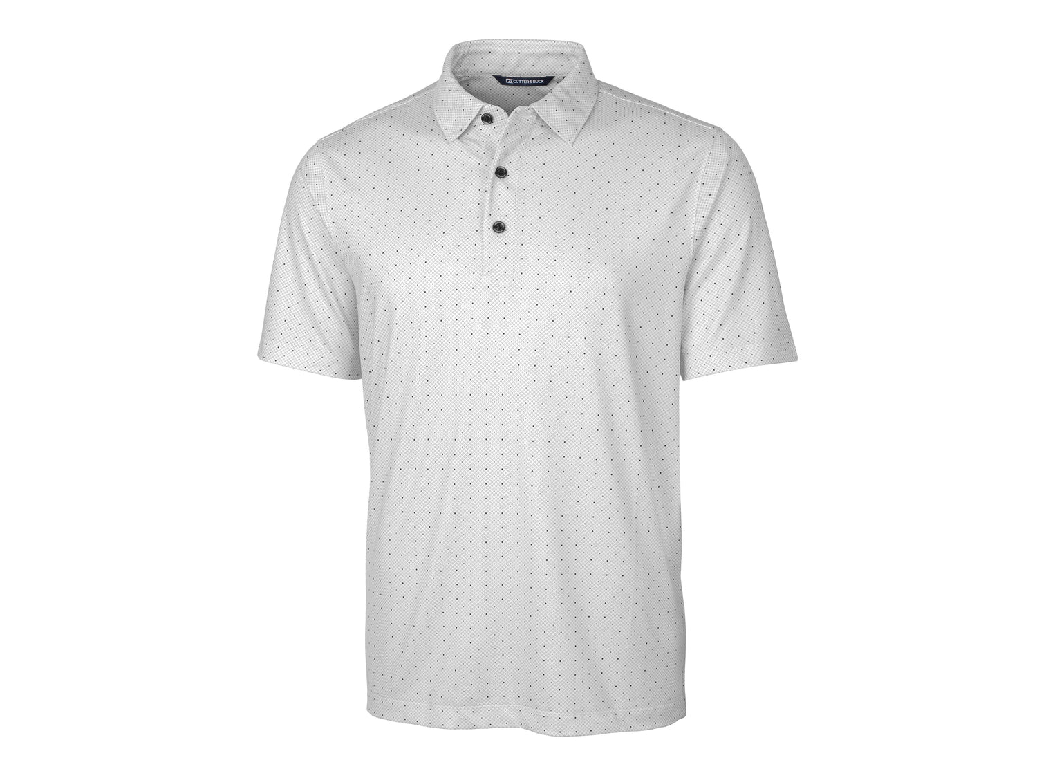 Cutter & Buck Pike Double Dot Print Stretch Mens Polo Mens Apparel Shirts & Tops