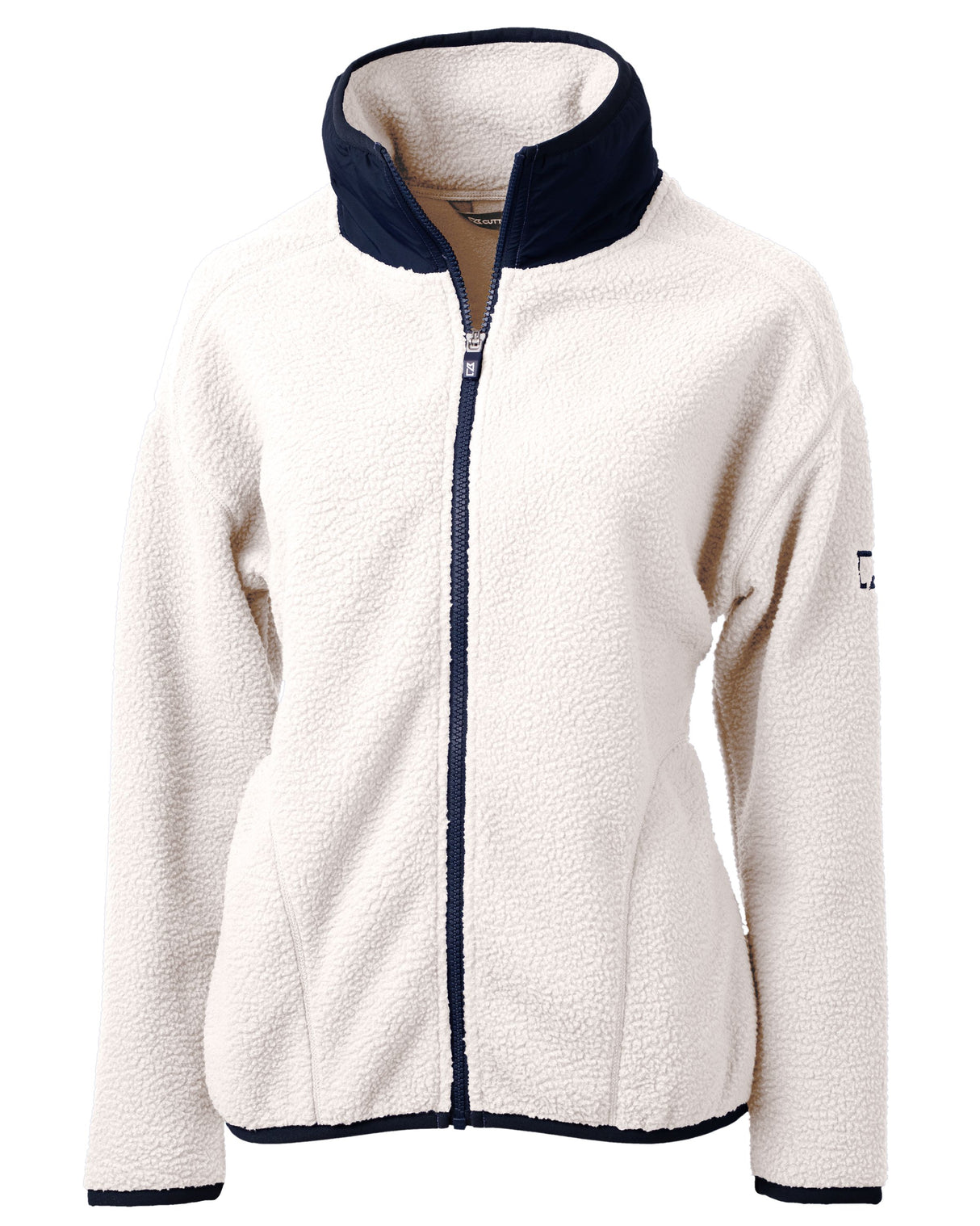 Cutter & Buck Cascade Eco Sherpa Womens Fleece Jacket Womens Apparel Sweatshirts & Fleece