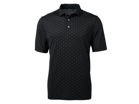 Cutter & Buck Virtue Eco Pique Tile Print Recycled Mens Polo Mens Apparel Shirts & Tops