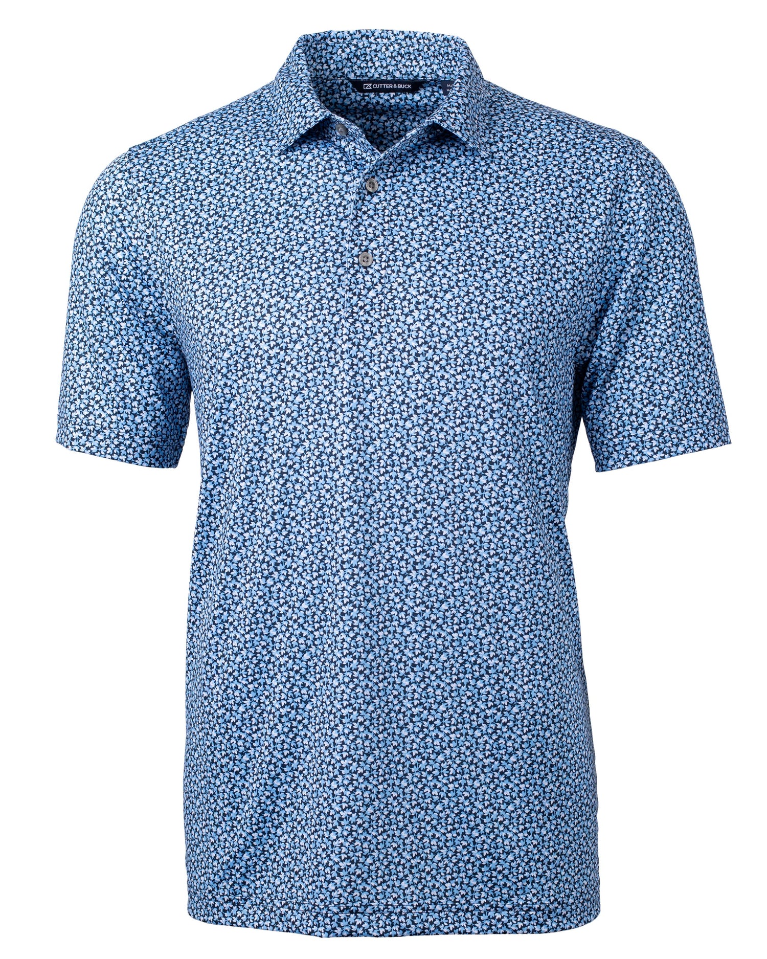 Cutter & Buck Pike Magnolia Print Stretch Men's Polo Mens Apparel Shirts & Tops