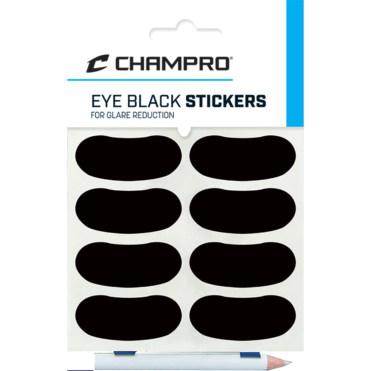 Champro Eye Black Stickers - 12 Pairs Champro
