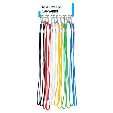 Champro Whistle Lanyards- Dozen Basketball Accessories All