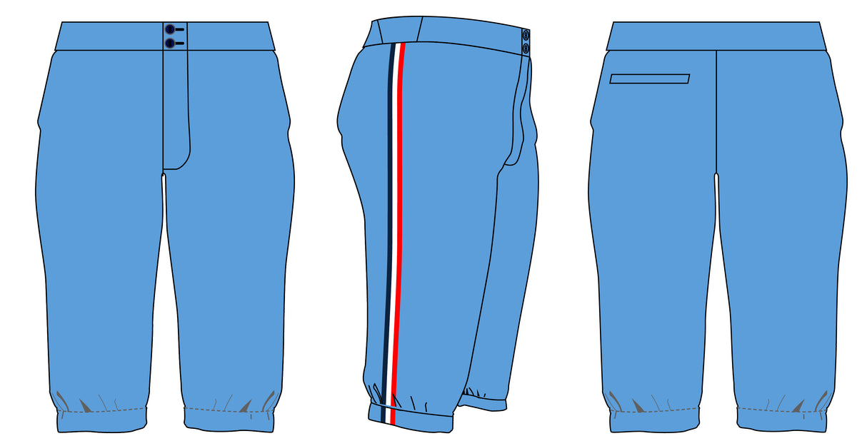 Custom Elite Non Sublimated Baseball Pants Team Baseball Pants