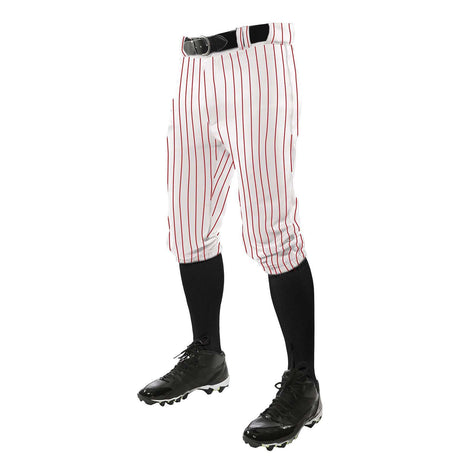 Champro Men's Triple Crown Knicker Pinstripe Baseball Pant Baseball Pants Adult
