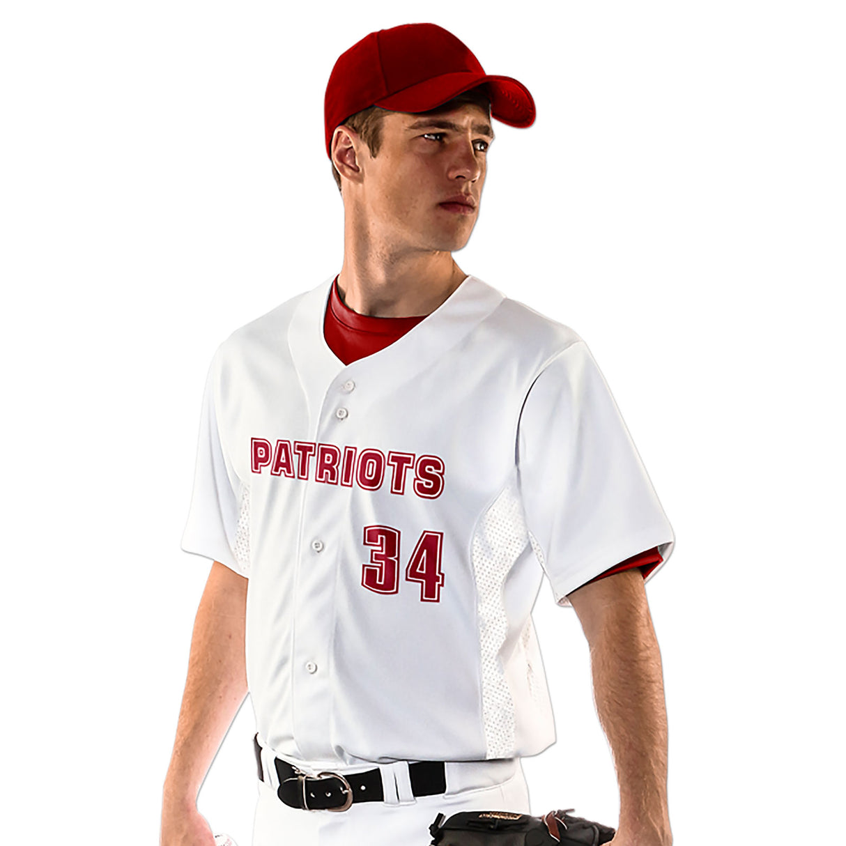 Champro Men's Reliever Full Button Baseball Jersey Baseball Jerseys Adult
