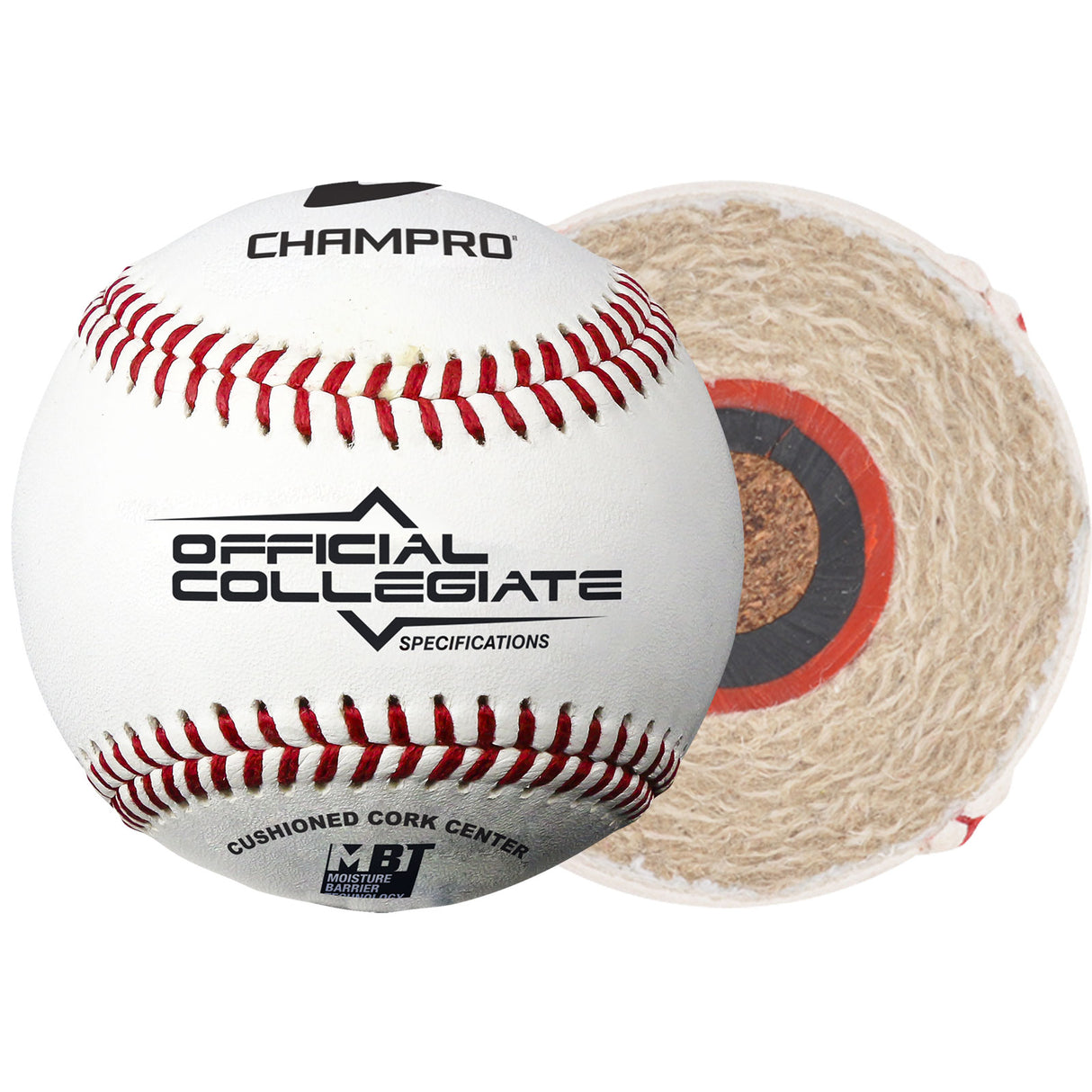 Champro Collegiate Baseball - Dozen Baseball Baseballs All