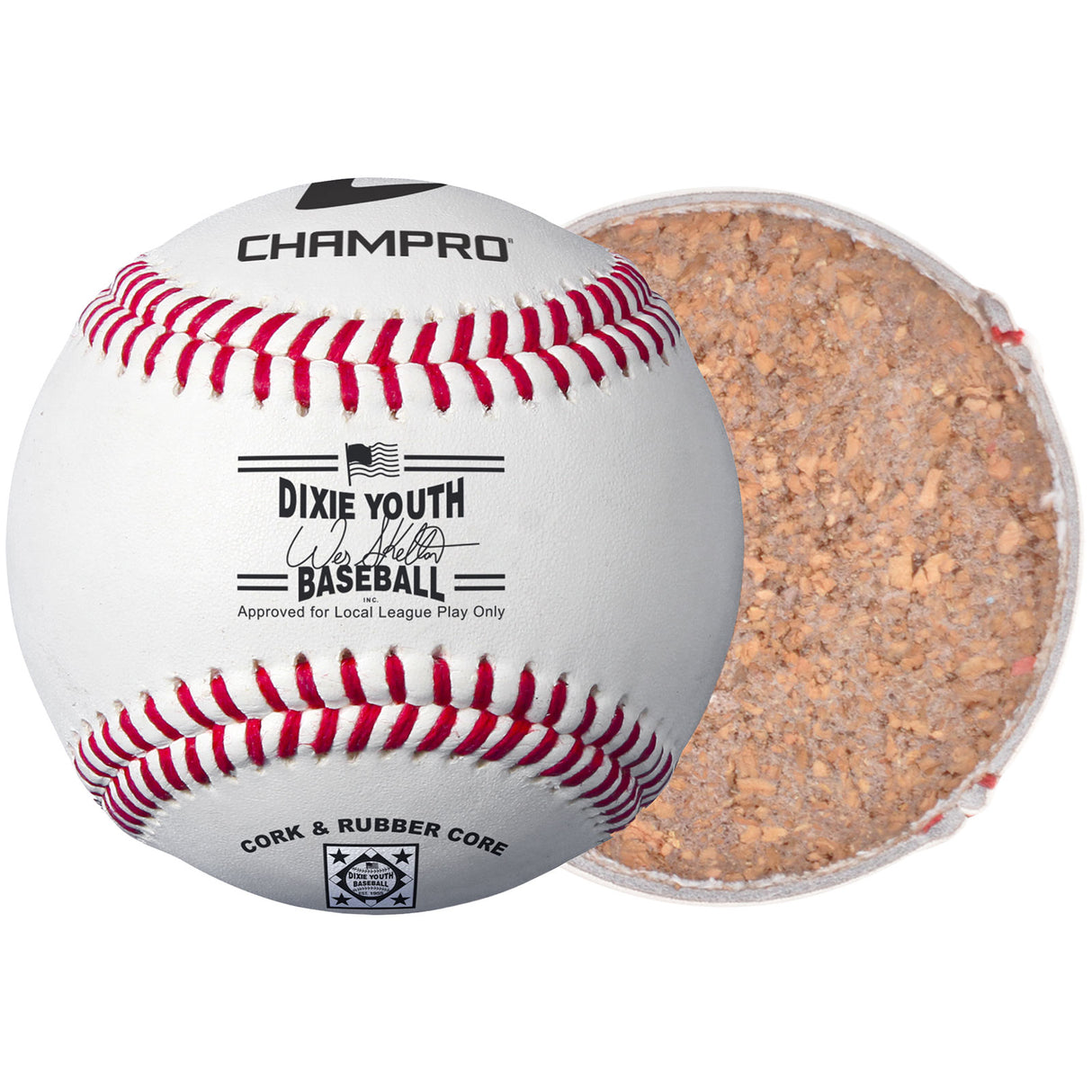 Champro Youth Dixie League Baseball - Dozen Baseball Baseballs All