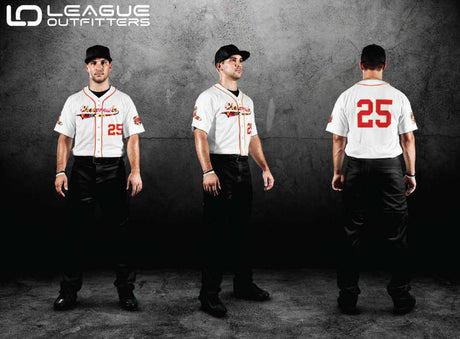 Custom Elite Sublimated & Tackle Twill Full Button Baseball Jerseys Team Baseball Jerseys