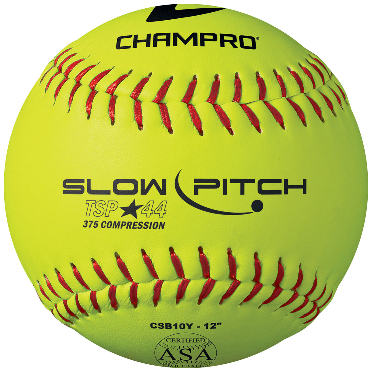 Champro TSP-44 ASA 12" Slowpitch Softball - Dozen Softball Softballs All