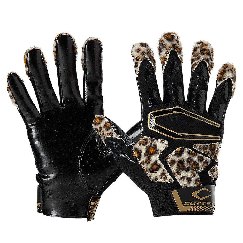 Gold cutter clearance football gloves