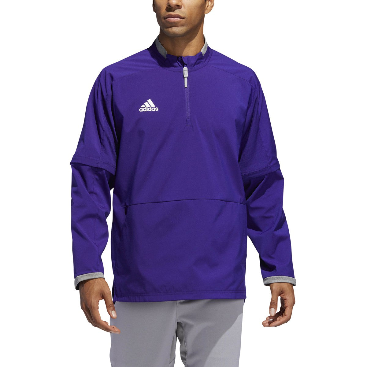 adidas Men's Fielder's Choice 2.0 Convertible Jacket Baseball Baseball Cage Jackets All