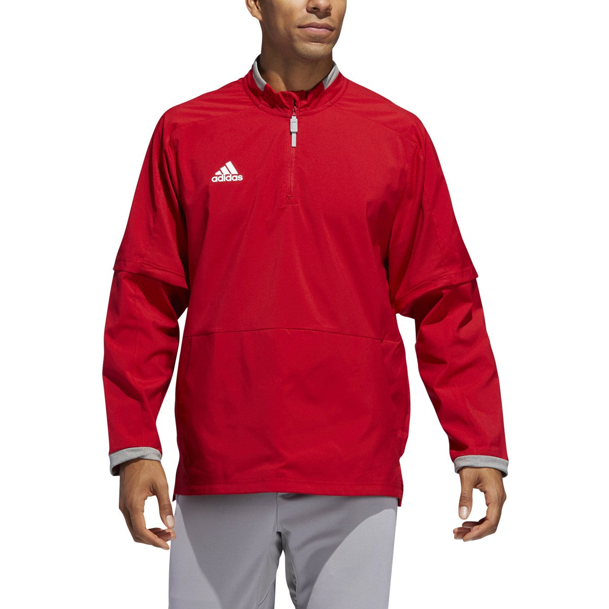 adidas Men's Fielder's Choice 2.0 Convertible Jacket Baseball Baseball Cage Jackets All