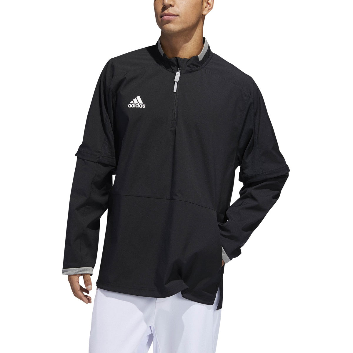 adidas Men's Fielder's Choice 2.0 Convertible Jacket Baseball Baseball Cage Jackets All