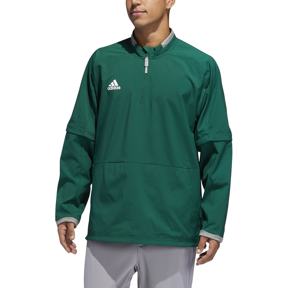 adidas Men's Fielder's Choice 2.0 Convertible Jacket Baseball Baseball Cage Jackets All